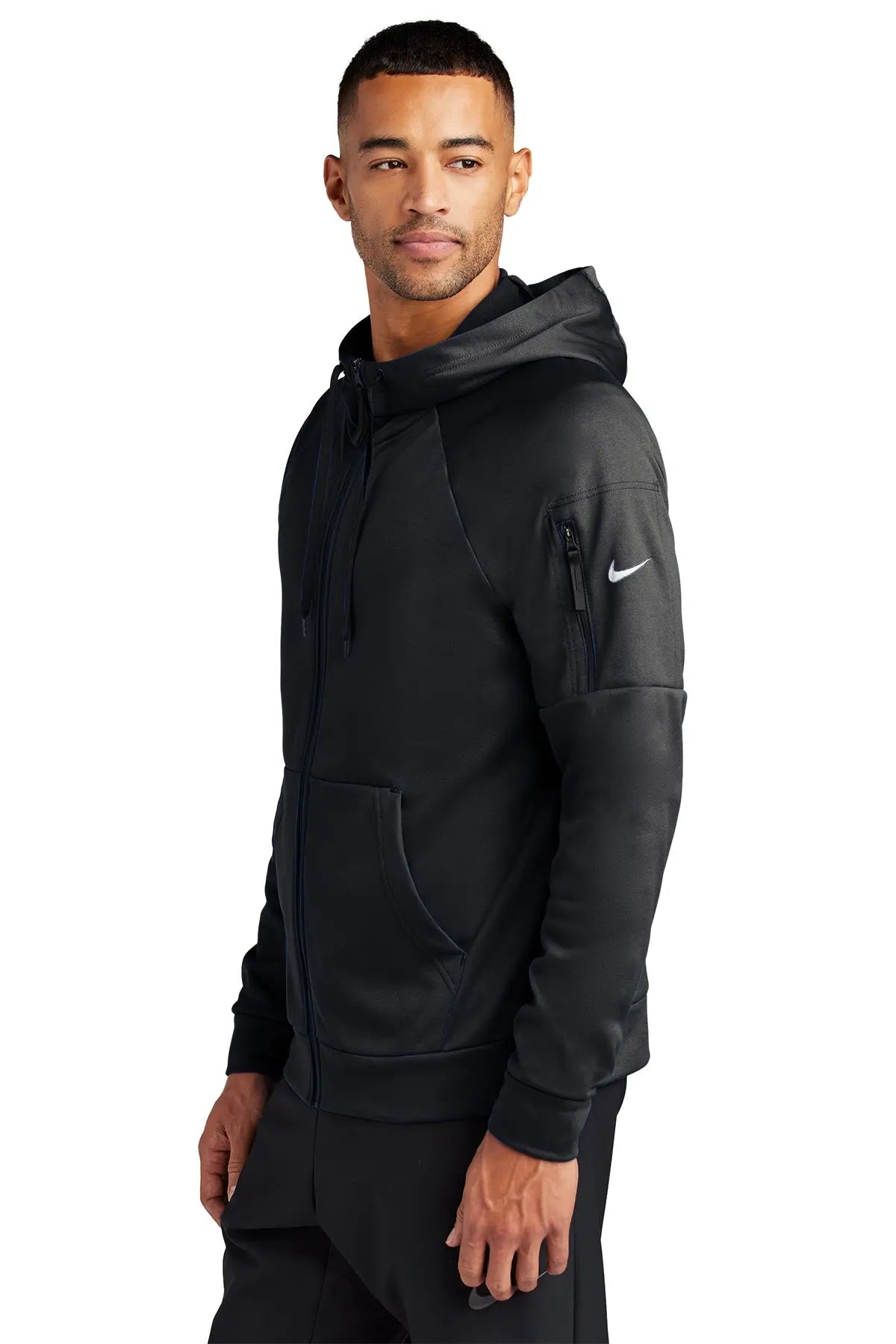 Nike Therma-FIT Pocket Full-Zip Fleece Hoodie #NKFD9859