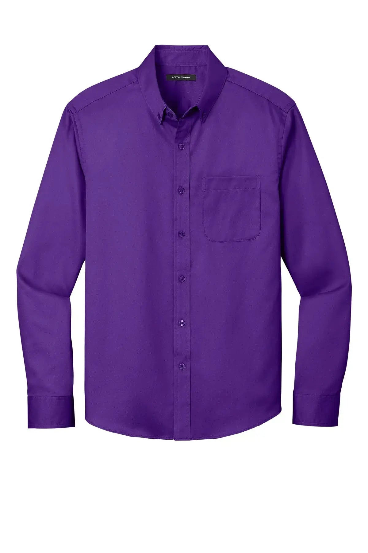 Port Authority® Long Sleeve SuperPro React™ Twill Shirt #W808 Game Over Merch