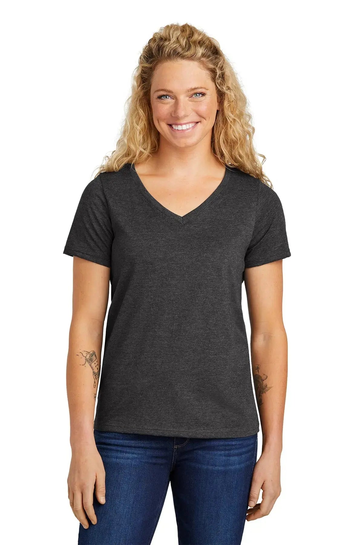 Volunteer Knitwear™ Women’s Daily V-Neck Tee #LVL45V Game Over Merch