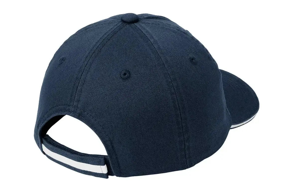 Port Authority® Sandwich Bill Cap with Striped Closure #C830 Game Over Merch