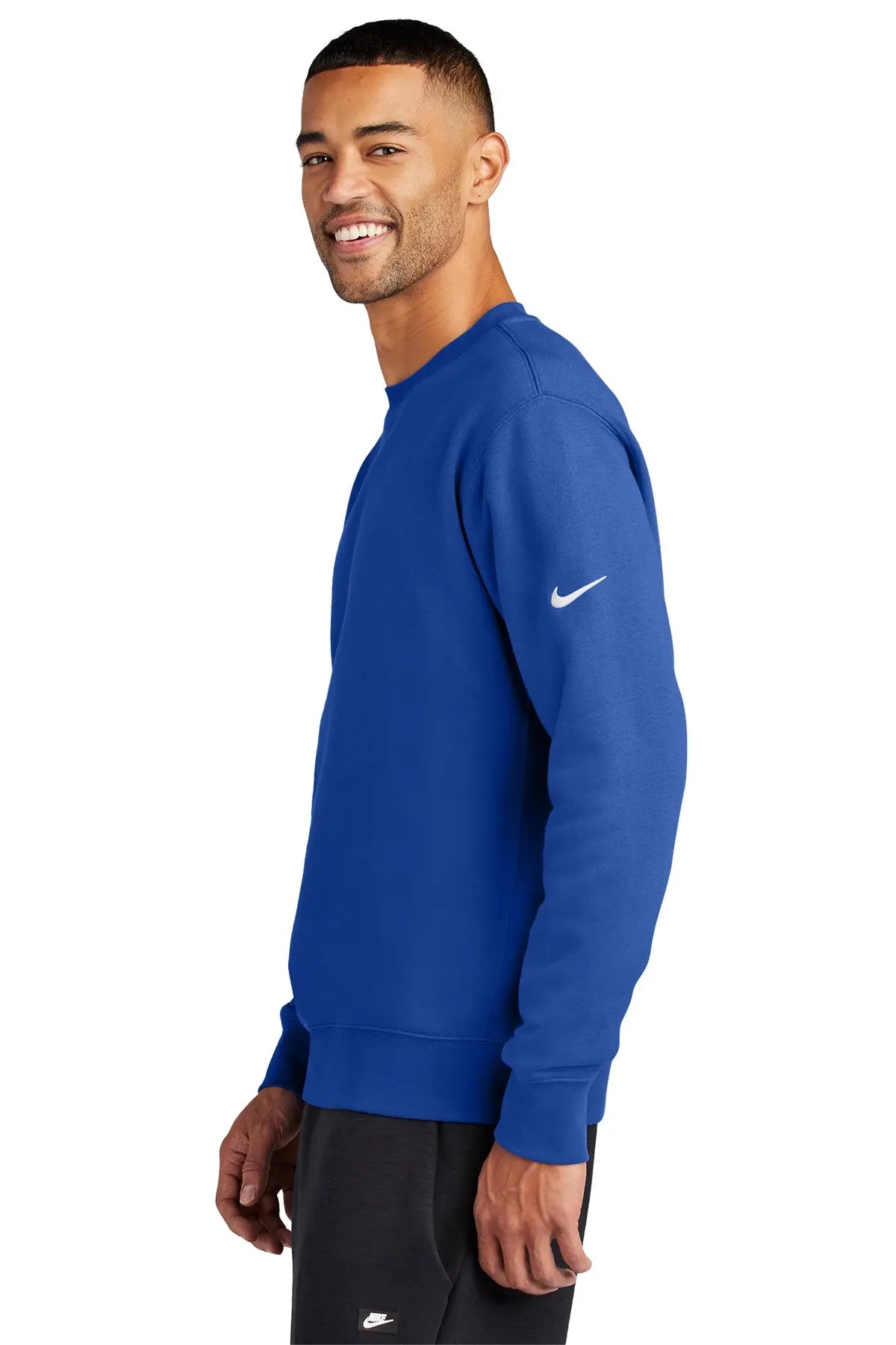 Nike Club Fleece Sleeve Swoosh Crew #NKFD9863