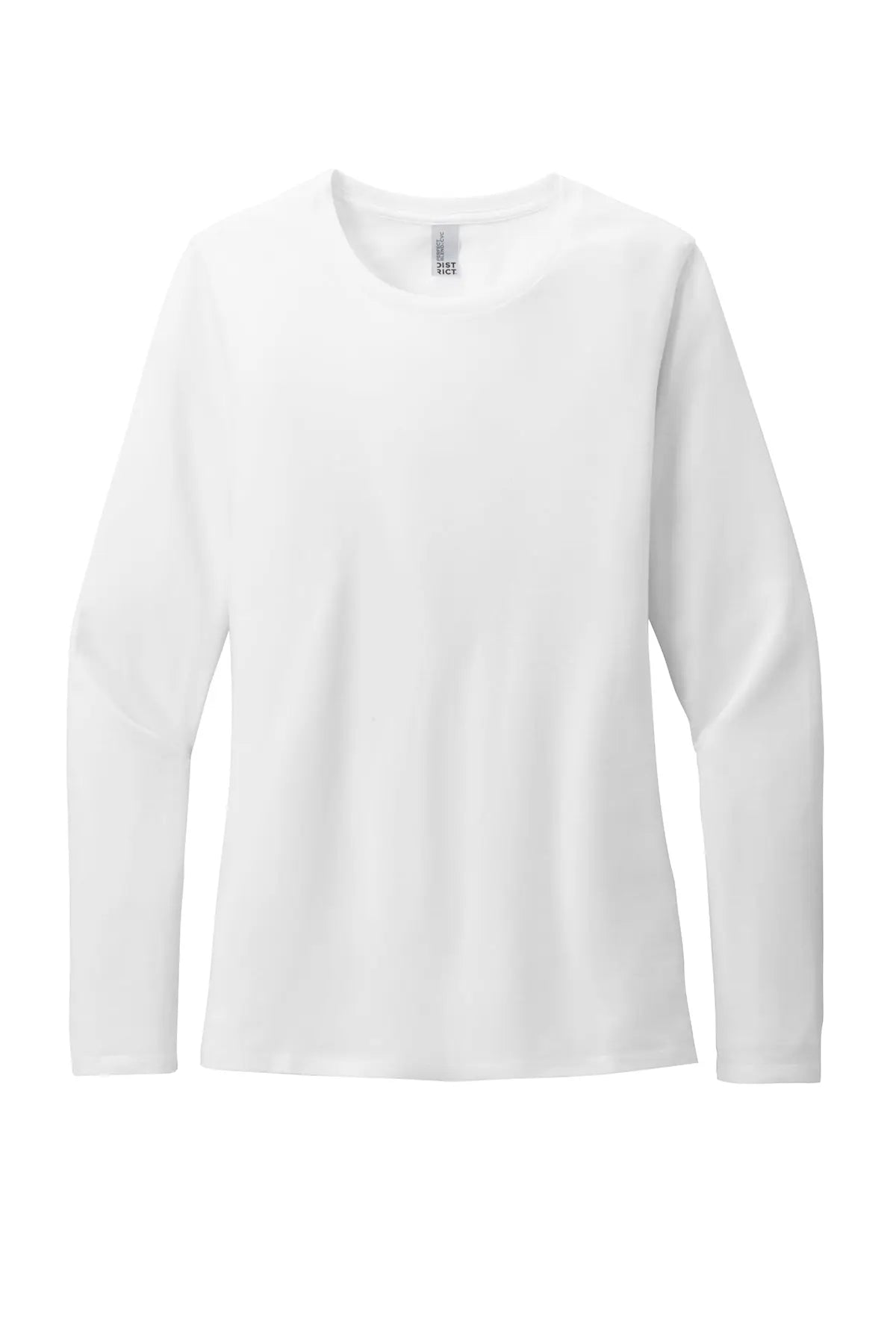 District® Women’s Perfect Blend® CVC Long Sleeve Tee #DT110