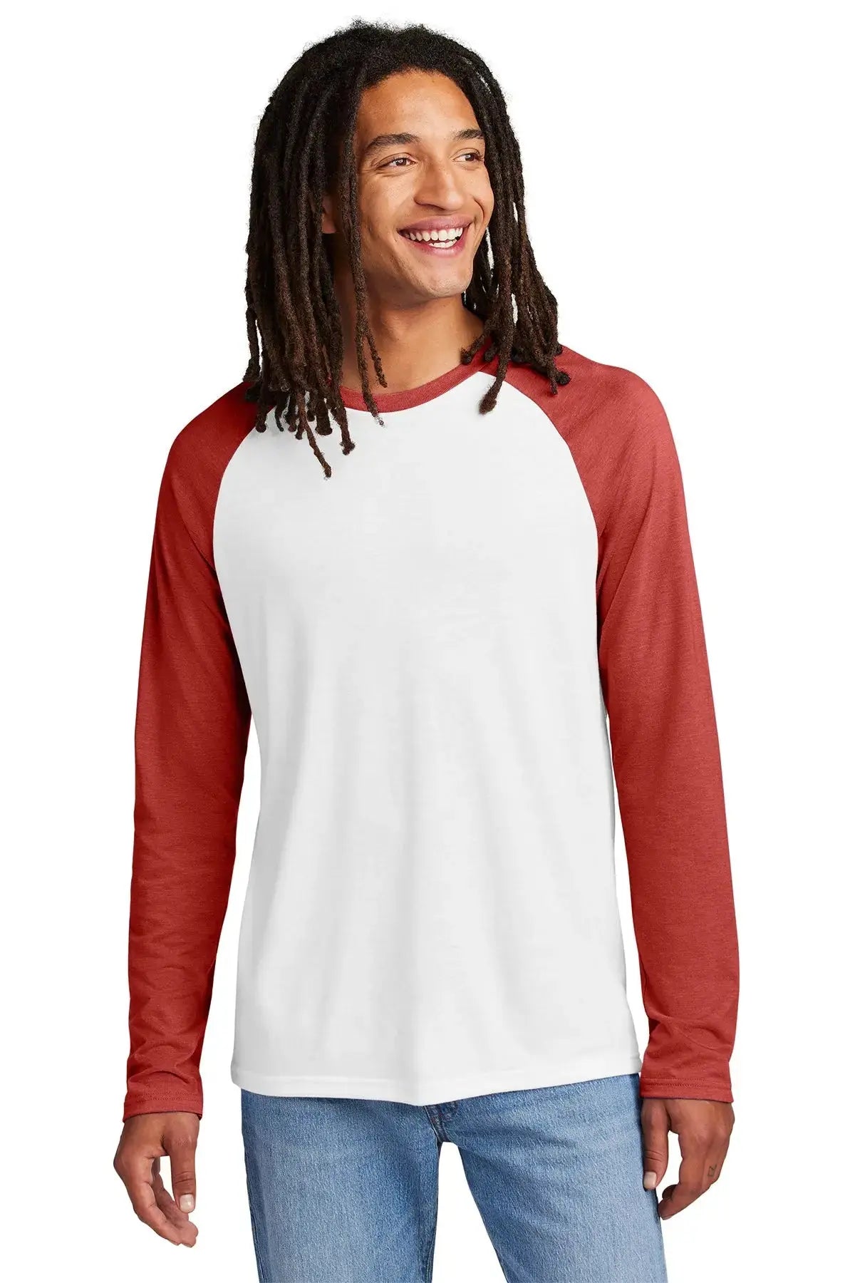Allmade® Unisex Tri-Blend Long Sleeve Colorblock Raglan #AL6009 Game Over Merch