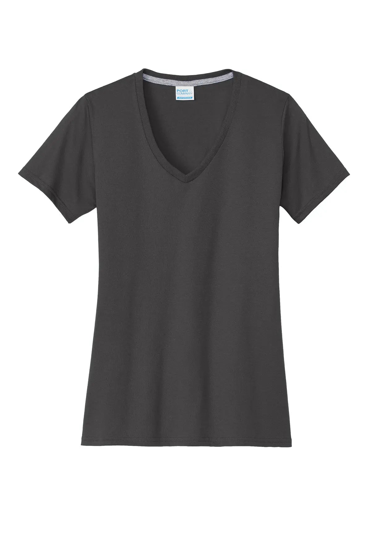 Port & Co™ Women's Performance Blend V-Neck Tee #LPC381V