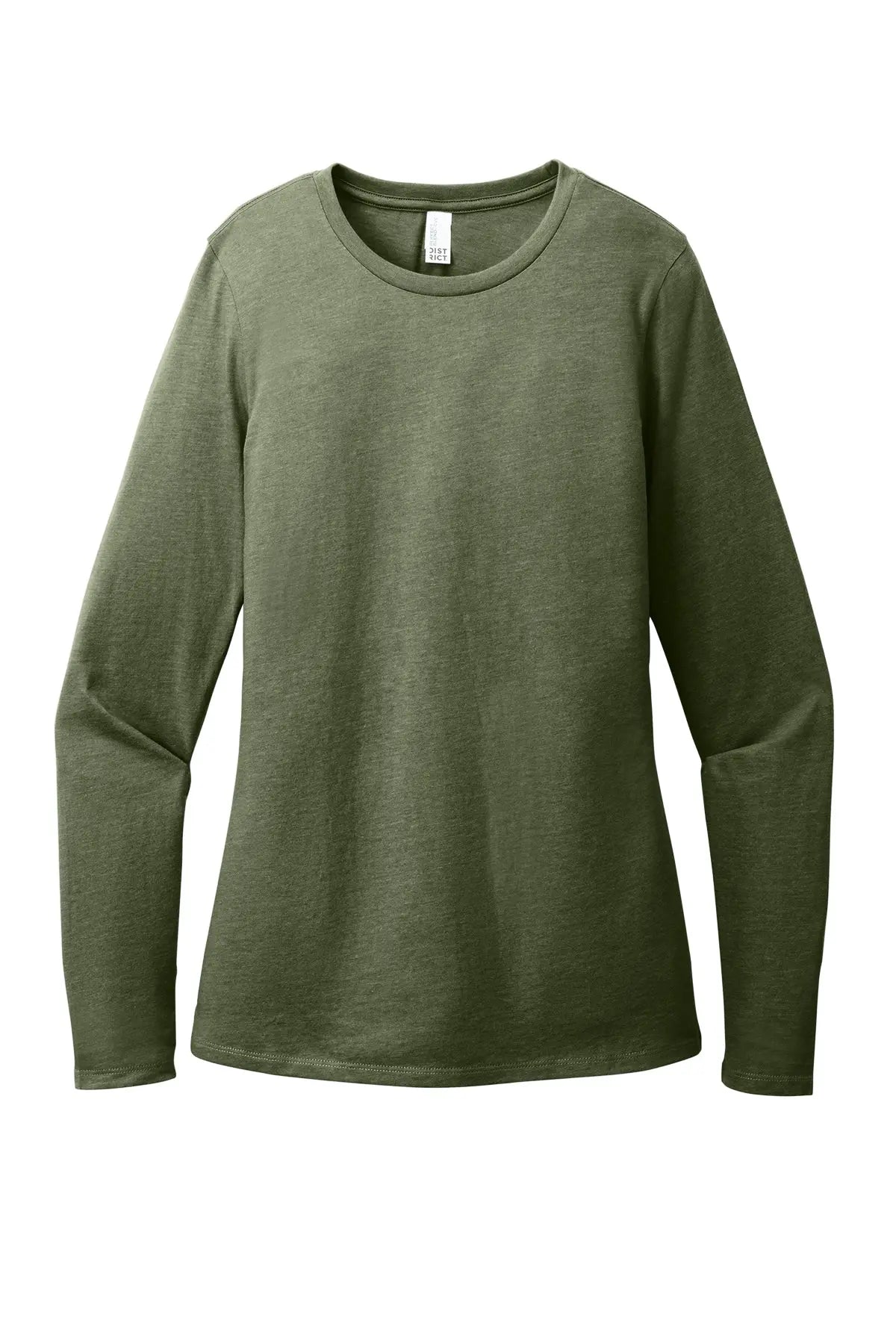 District® Women’s Perfect Blend® CVC Long Sleeve Tee #DT110