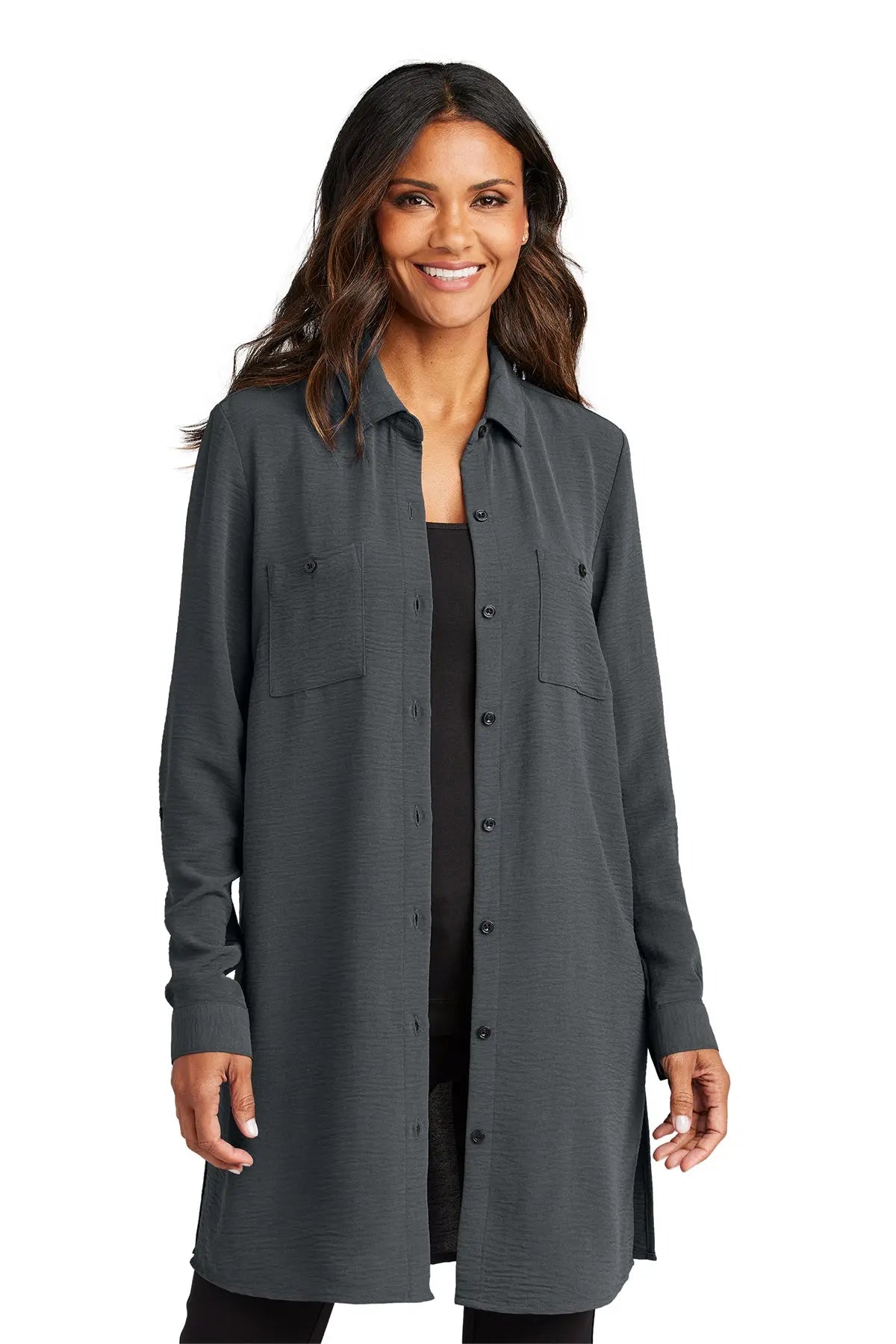 Port Authority® Women's Textured Crepe Long Tunic #LW715