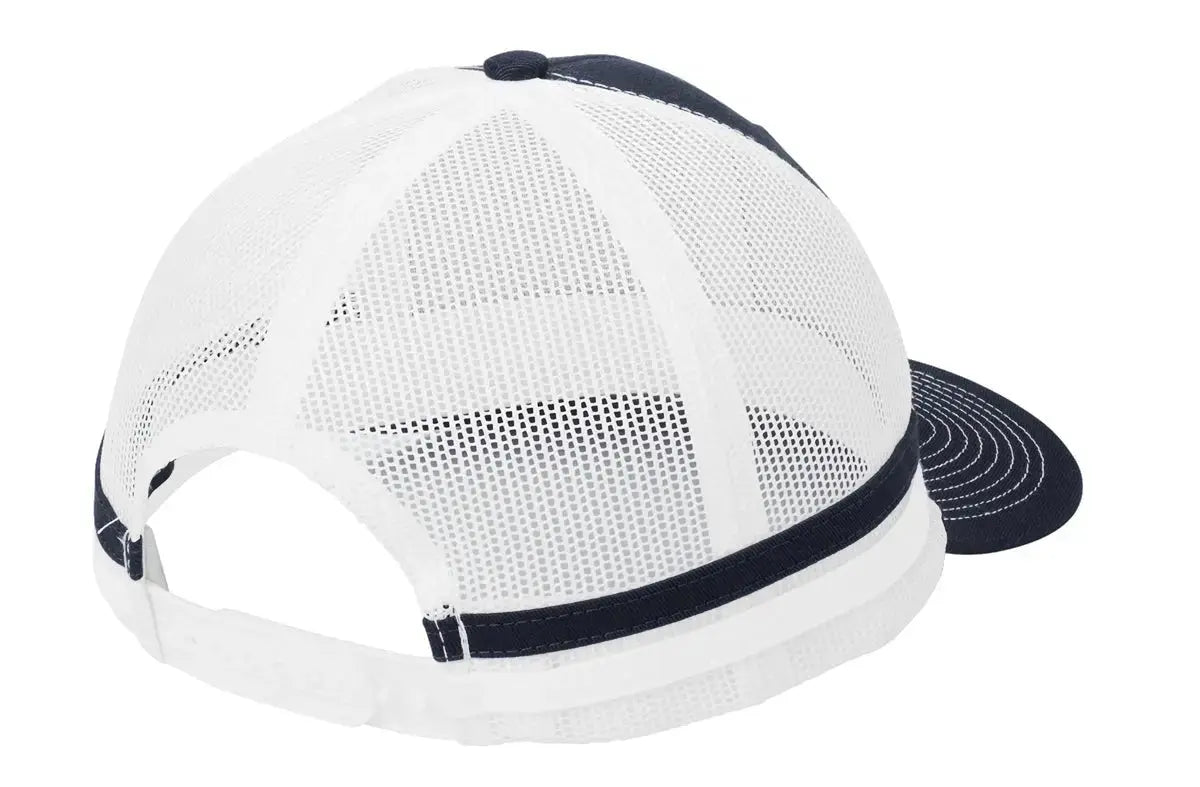 Port Authority ® Two-Stripe Snapback Trucker Cap #C113 Game Over Merch