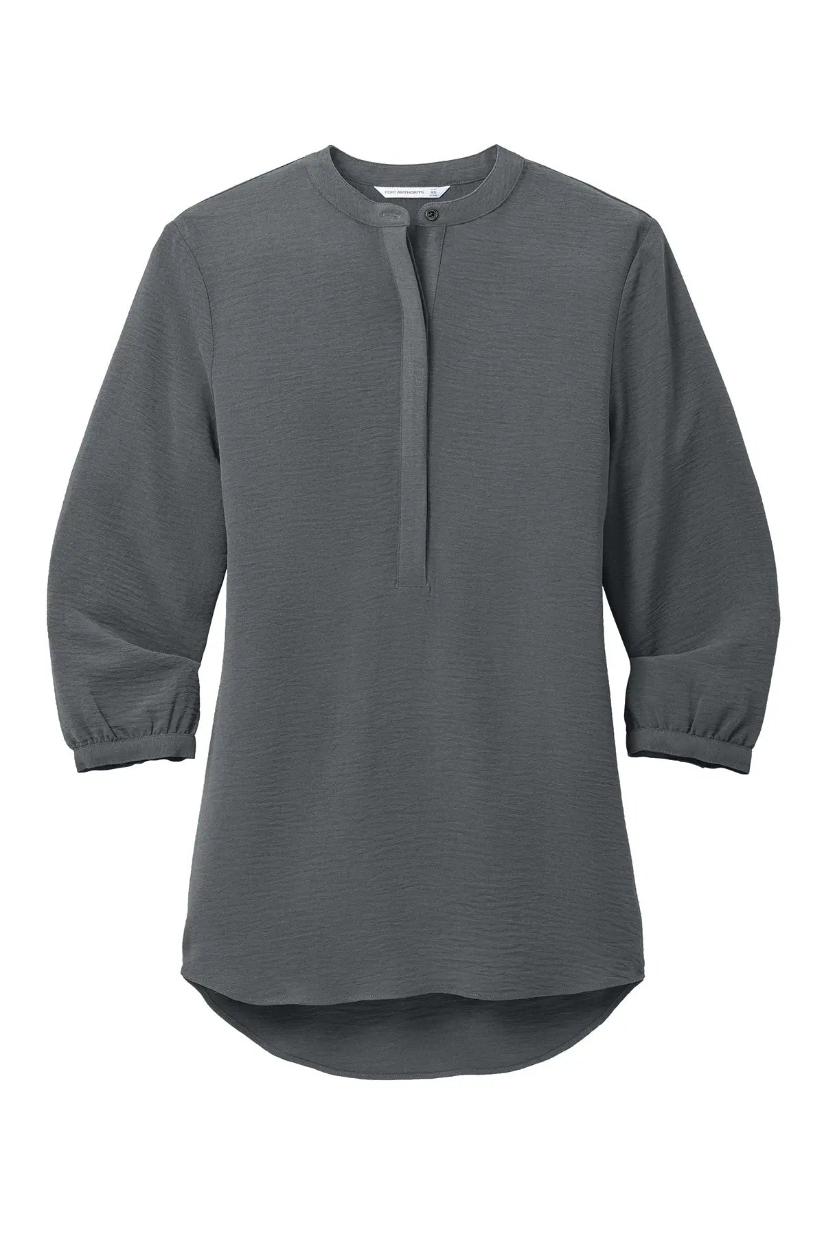 Port Authority® Women's 3/4-Sleeve Textured Crepe Tunic #LW713