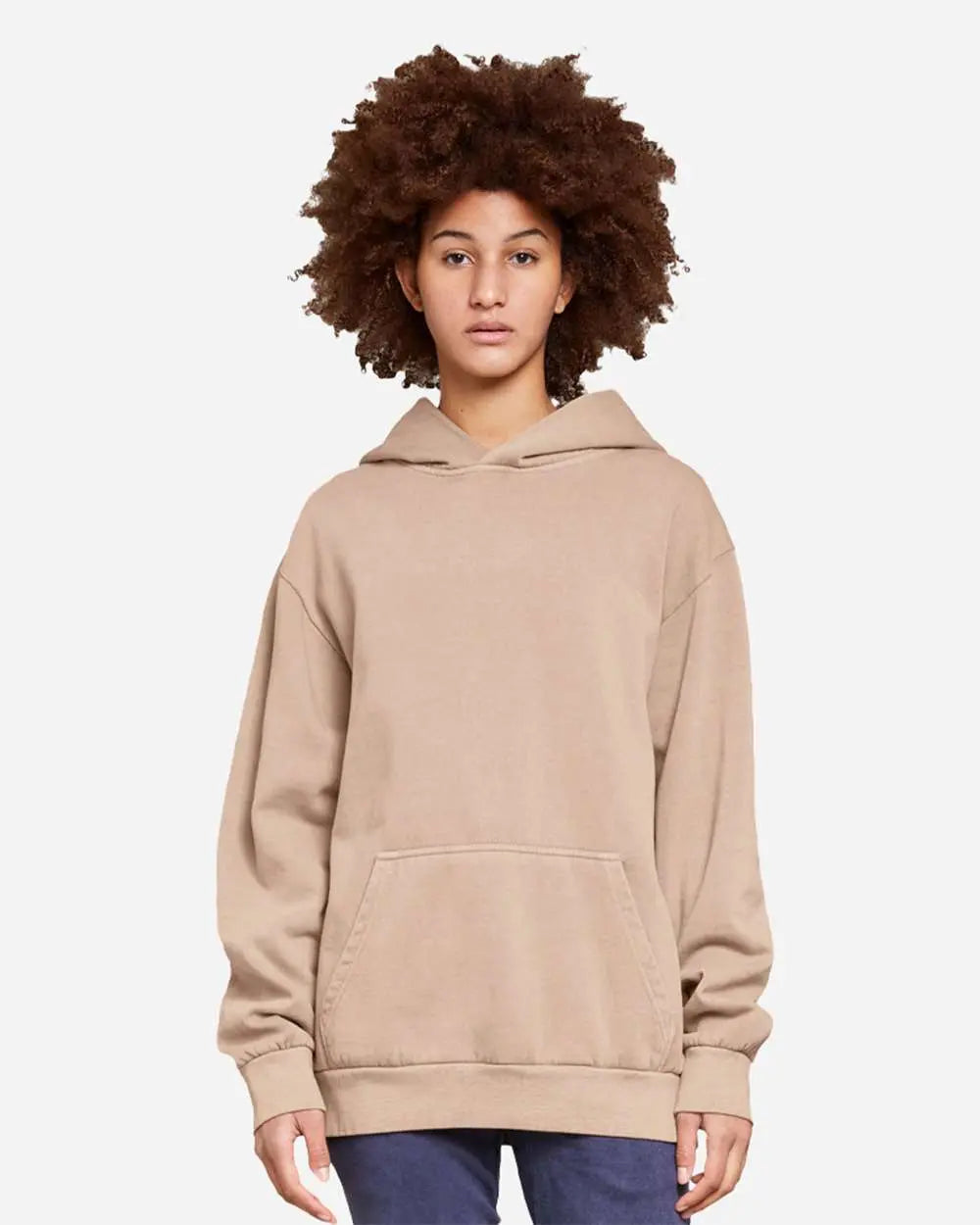 16 Lane Seven Heavy Pullover Hoodies - Pigment Burro
