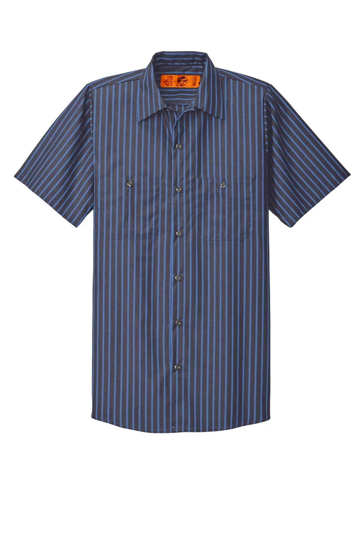 Red Kap® Short Sleeve Striped Industrial Work Shirt #CS20
