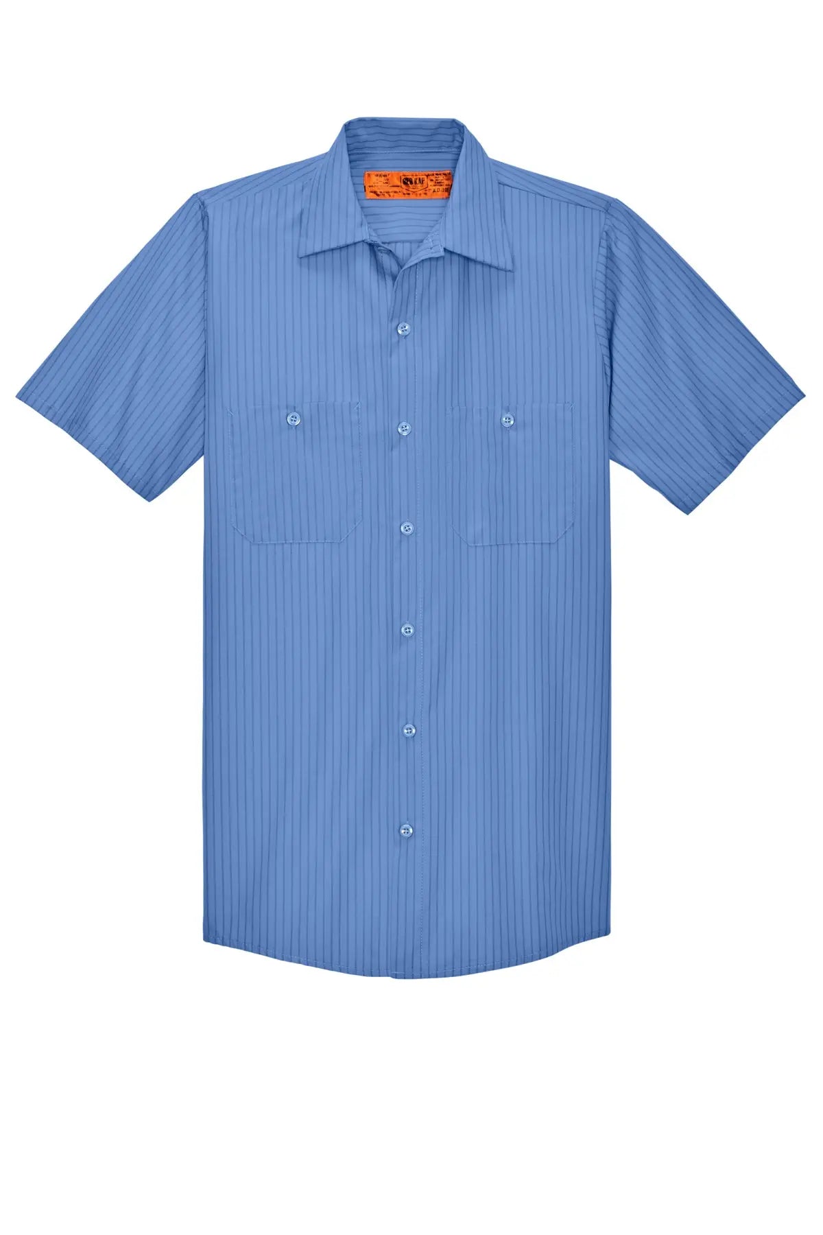 Red Kap® Short Sleeve Striped Industrial Work Shirt #CS20