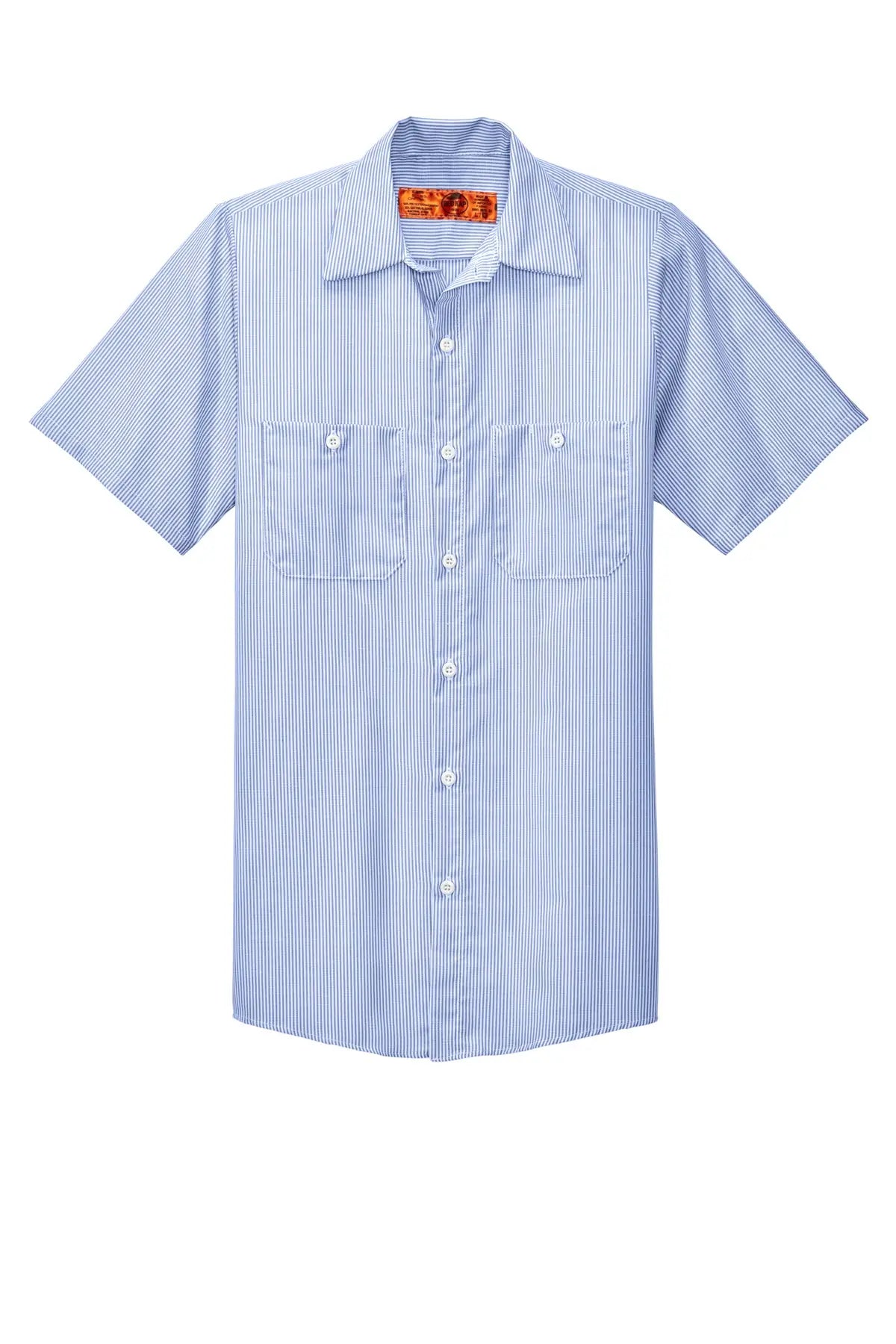 Red Kap® Short Sleeve Striped Industrial Work Shirt #CS20