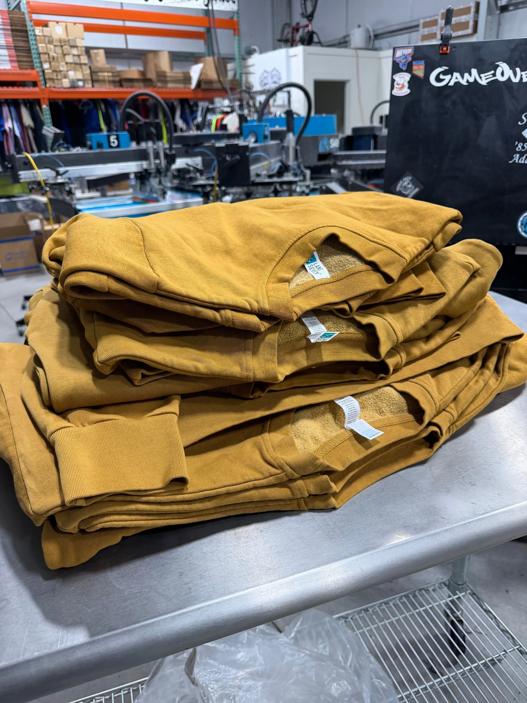 16 Lane Seven Urban Crewneck Sweatshirts - Peanut Butter
