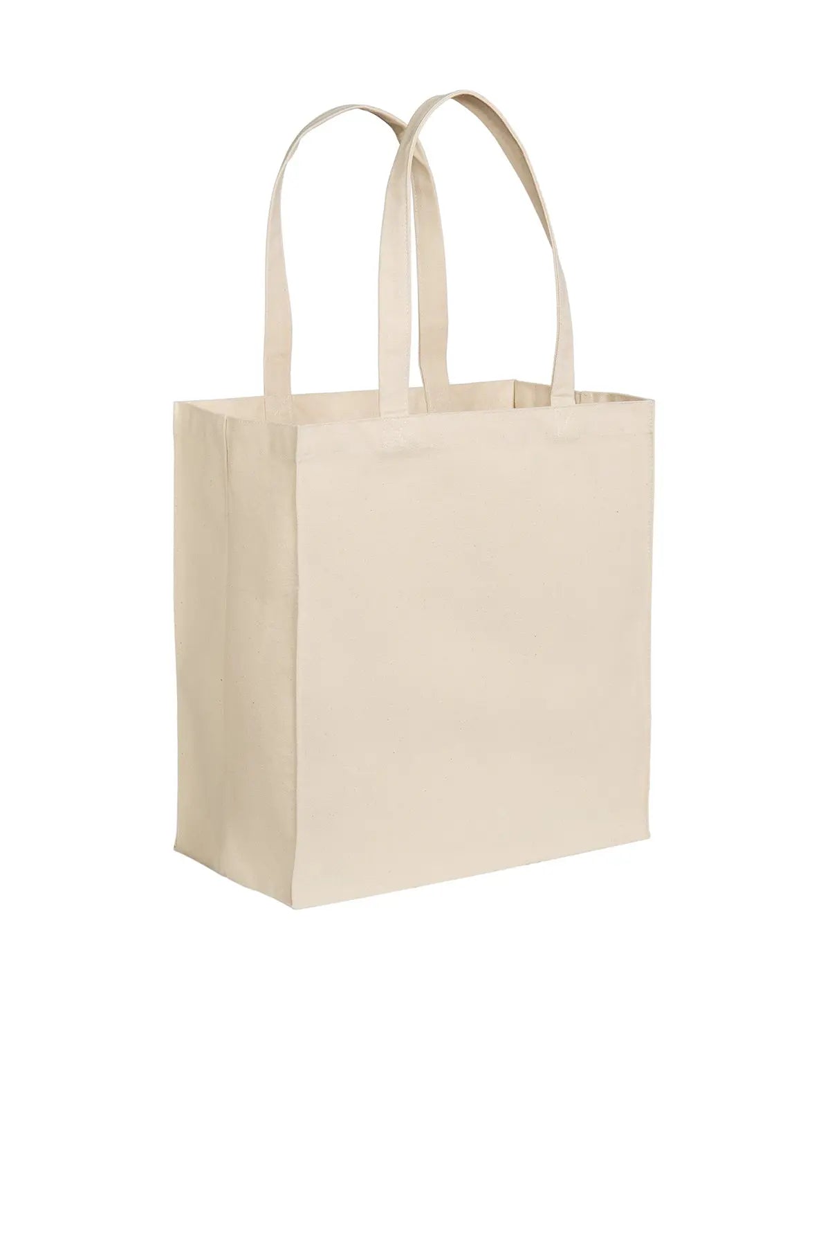 Port Authority® Cotton Canvas Over-the-Shoulder Tote #BG426 Game Over Merch