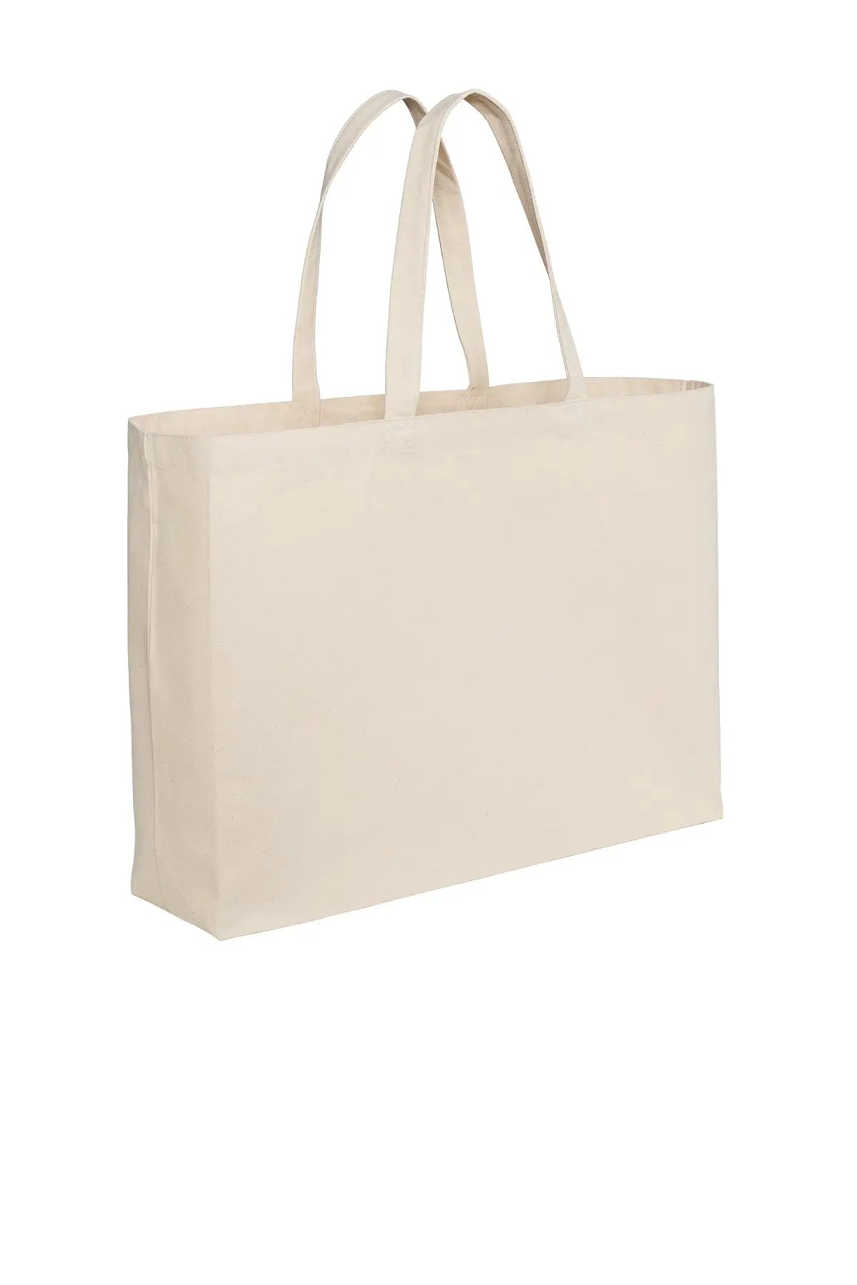 Port Authority® Cotton Canvas Jumbo Tote #BG427 Game Over Merch
