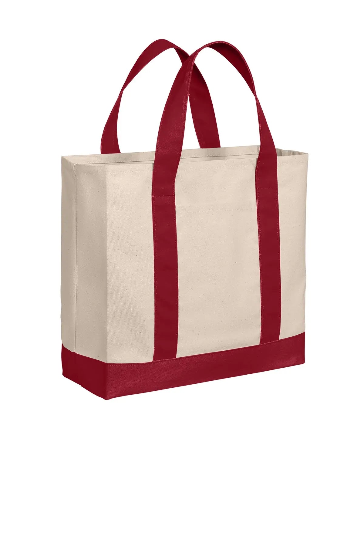Port Authority® Cotton Canvas Two-Tone Tote #BG429 Game Over Merch