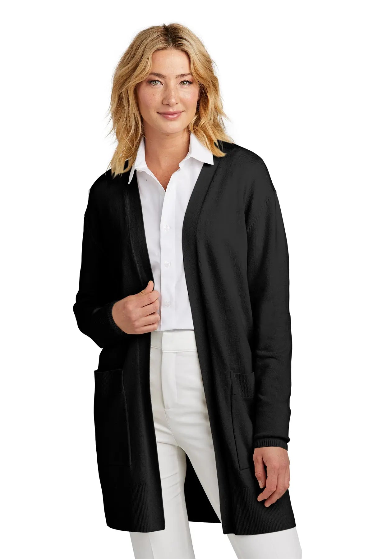 Mercer+Mettle® Women’s Open-Front Cardigan Sweater #MM3023Game Over Merch