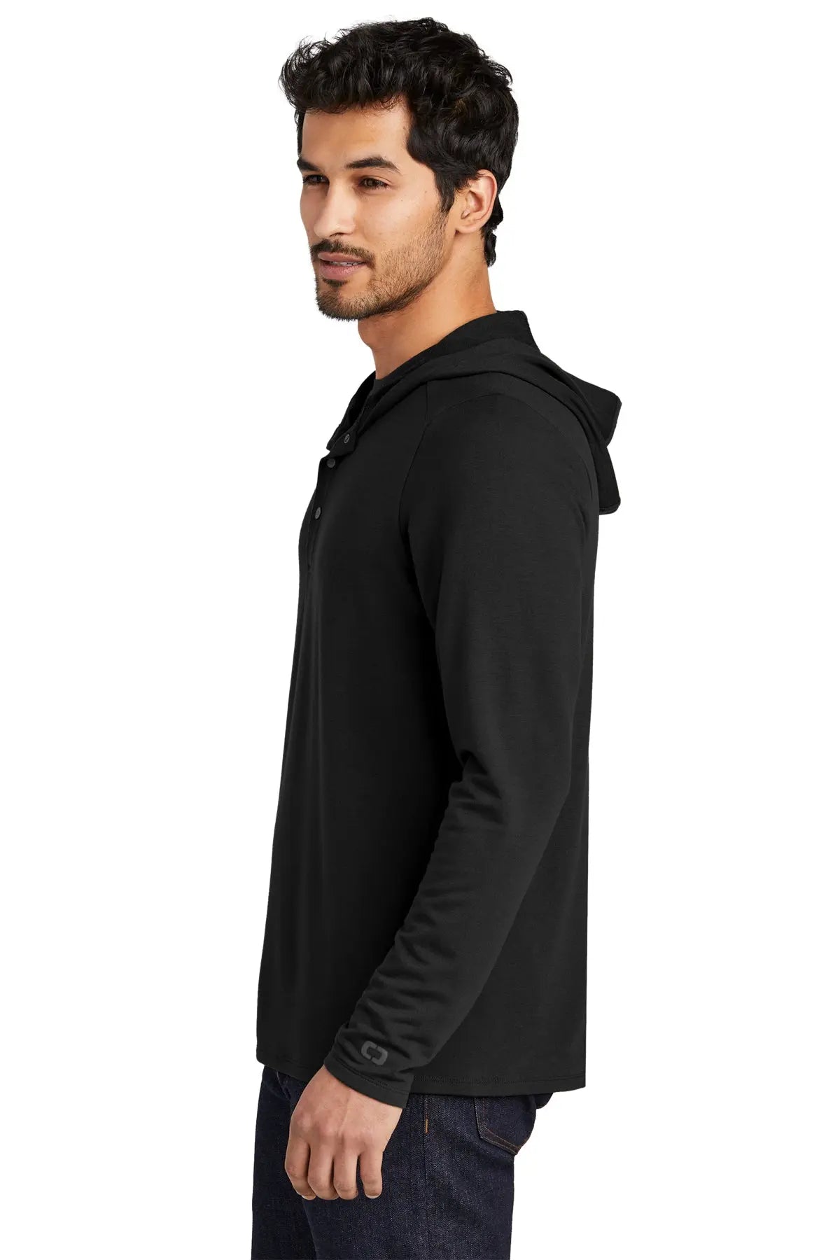 OGIO® Luuma Flex Hooded Henley #OG826