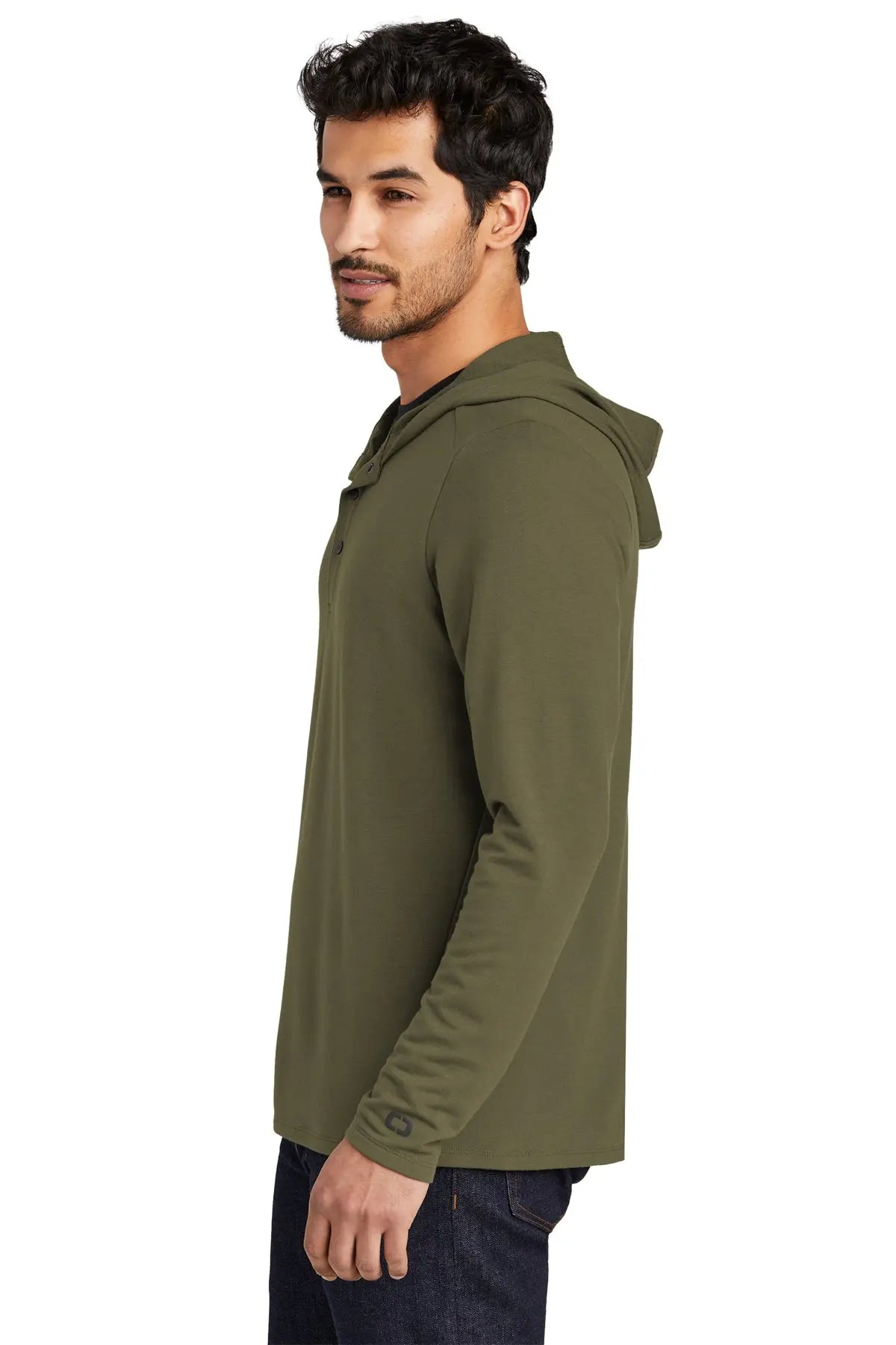 OGIO® Luuma Flex Hooded Henley #OG826