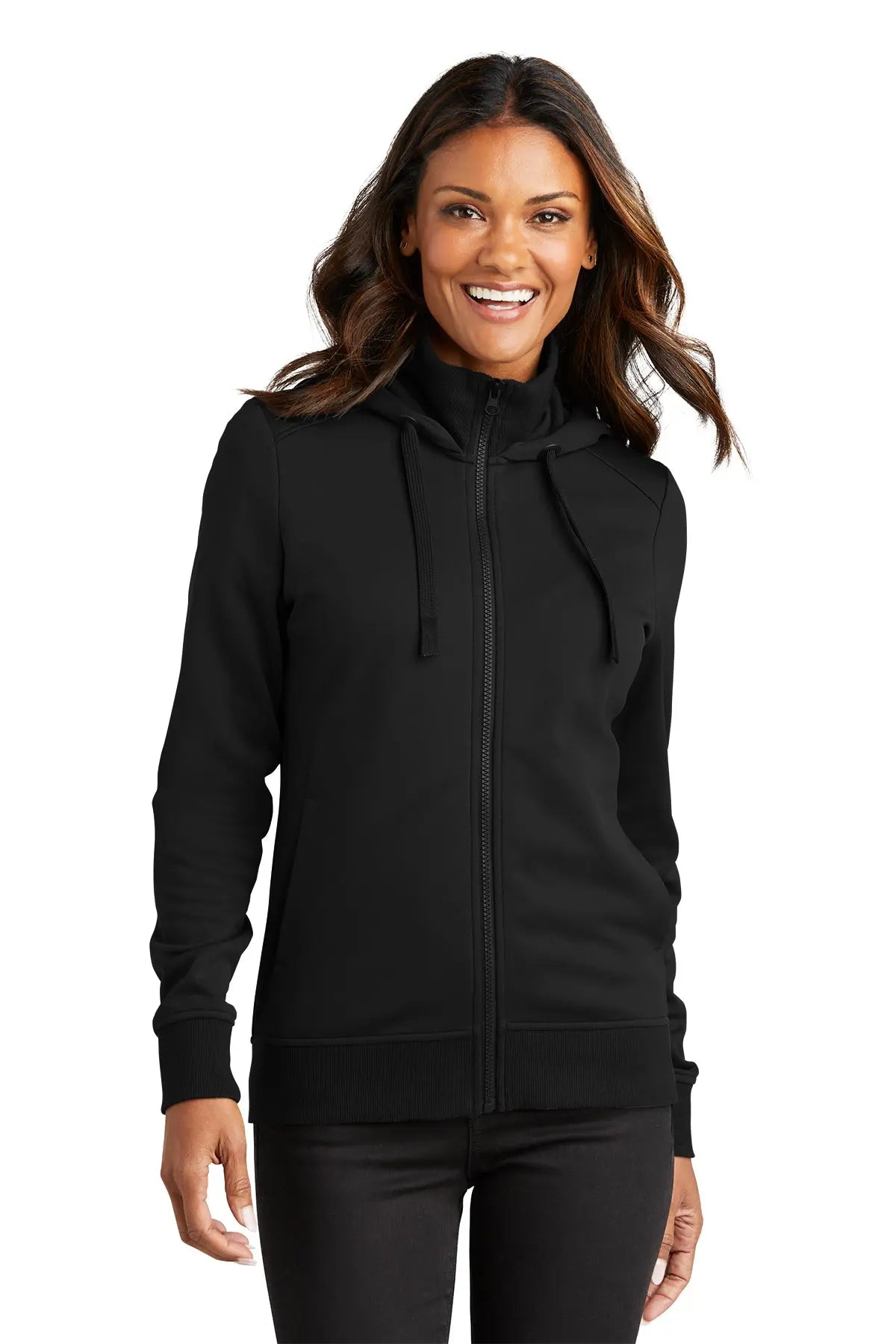Port Authority® Women's Smooth Fleece Hooded Jacket #L814