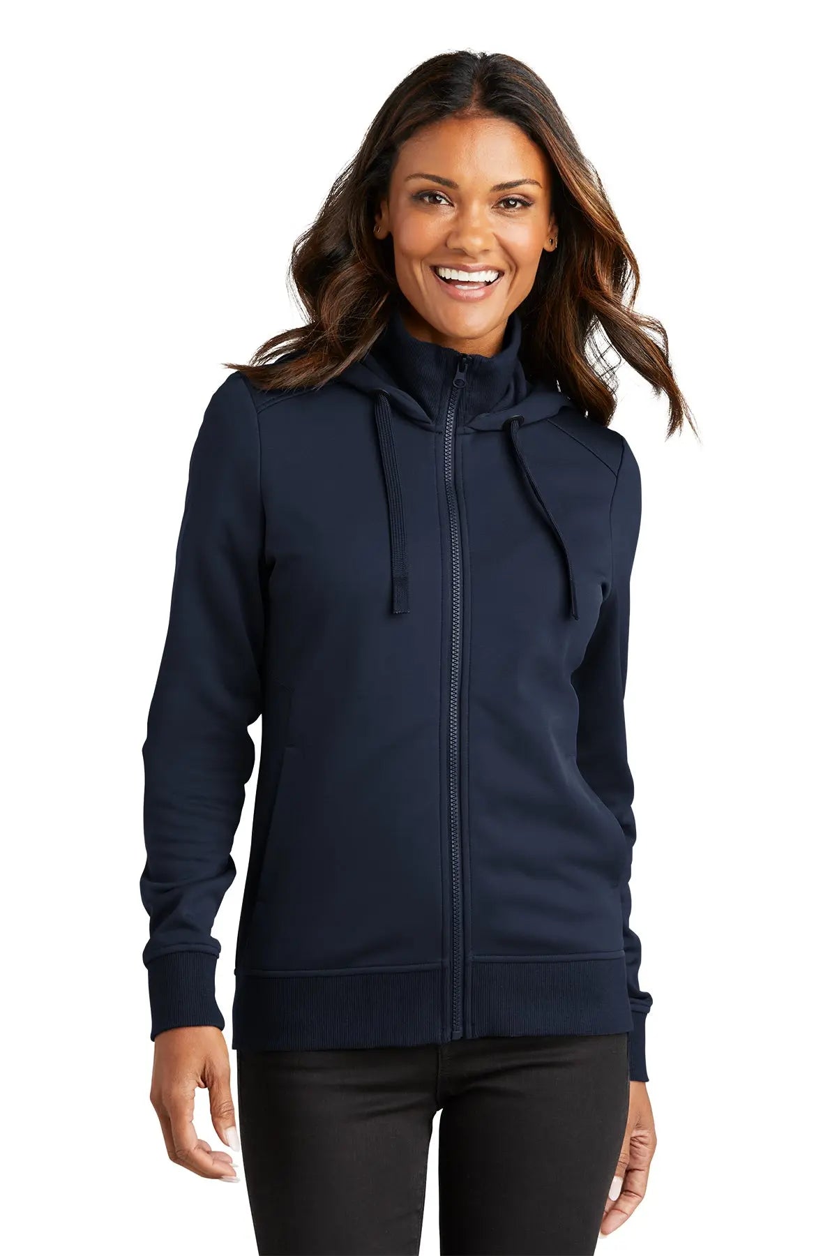 Port Authority® Women's Smooth Fleece Hooded Jacket #L814
