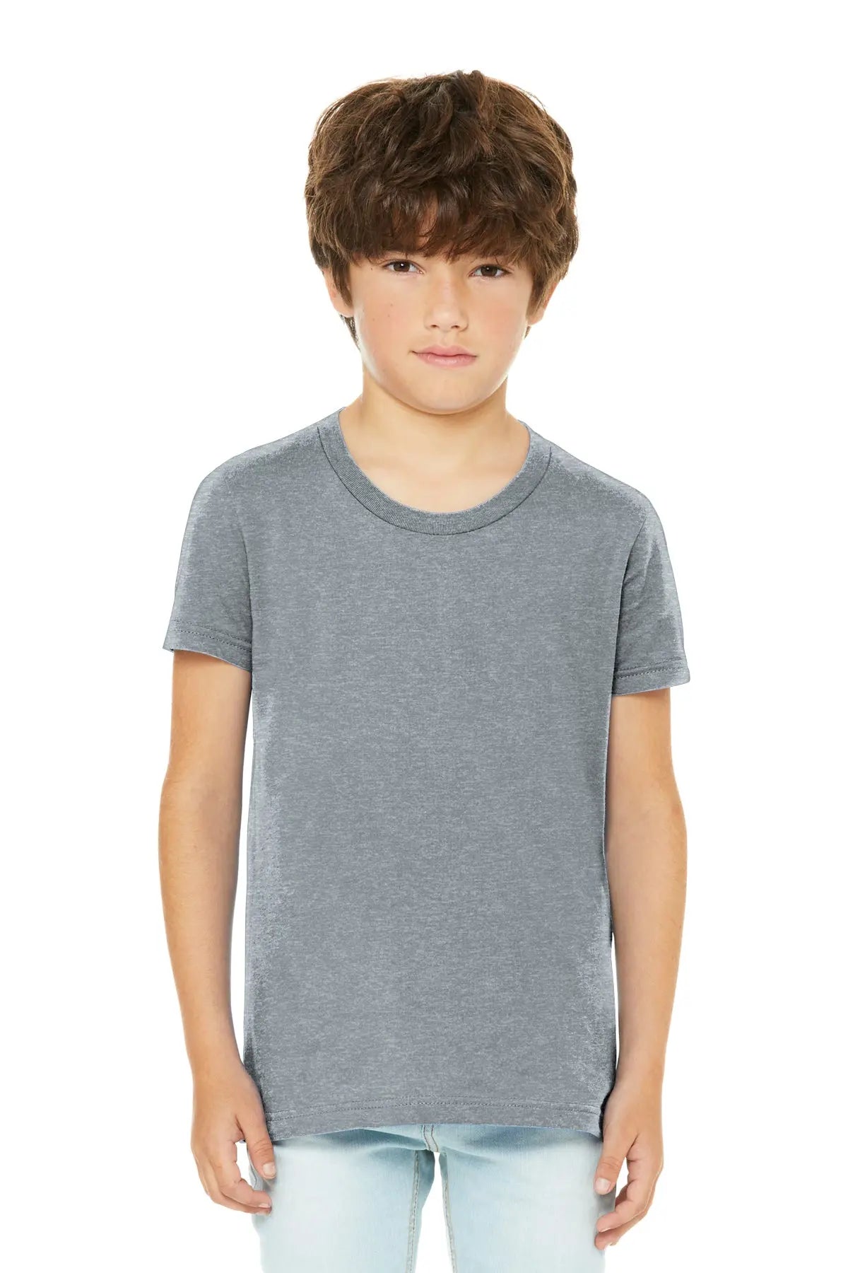 BELLA+CANVAS® Youth Heather CVC Tee #BC3001YCVC