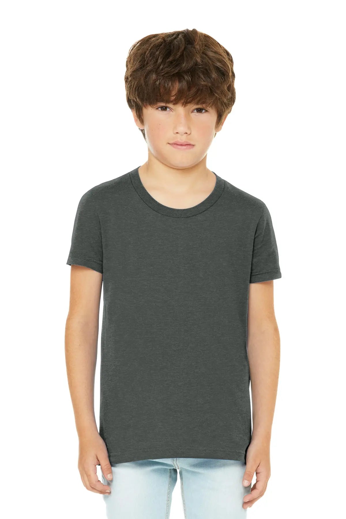 BELLA+CANVAS® Youth Heather CVC Tee #BC3001YCVC