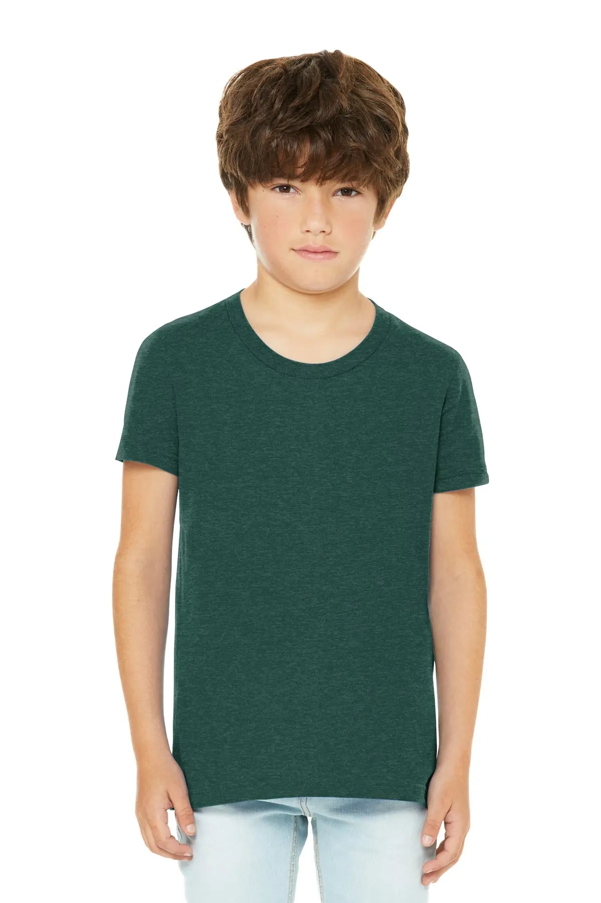 BELLA+CANVAS® Youth Heather CVC Tee #BC3001YCVC