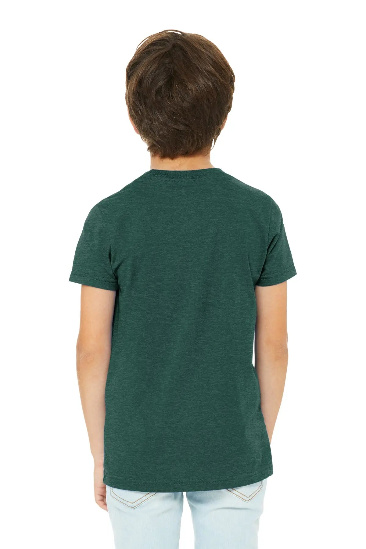 BELLA+CANVAS® Youth Heather CVC Tee #BC3001YCVC