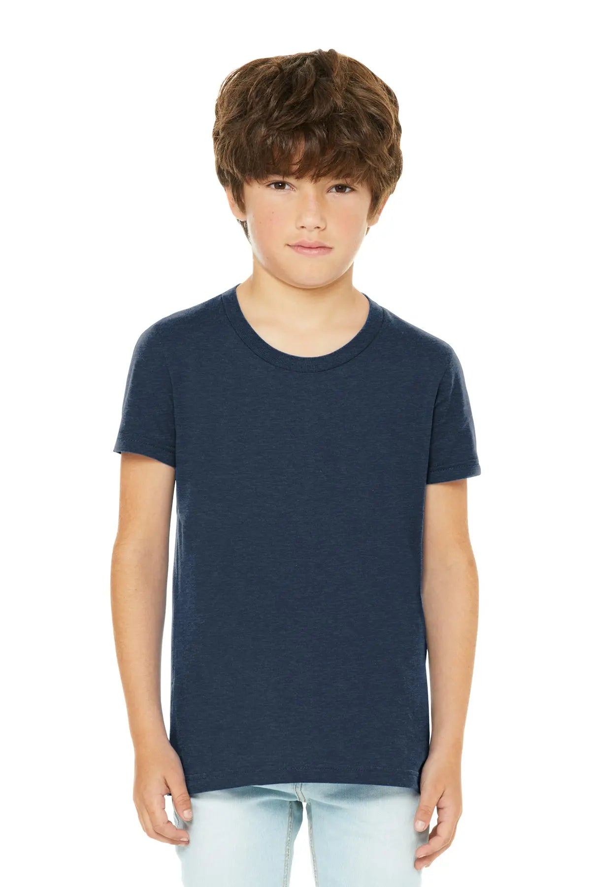 BELLA+CANVAS® Youth Heather CVC Tee #BC3001YCVC