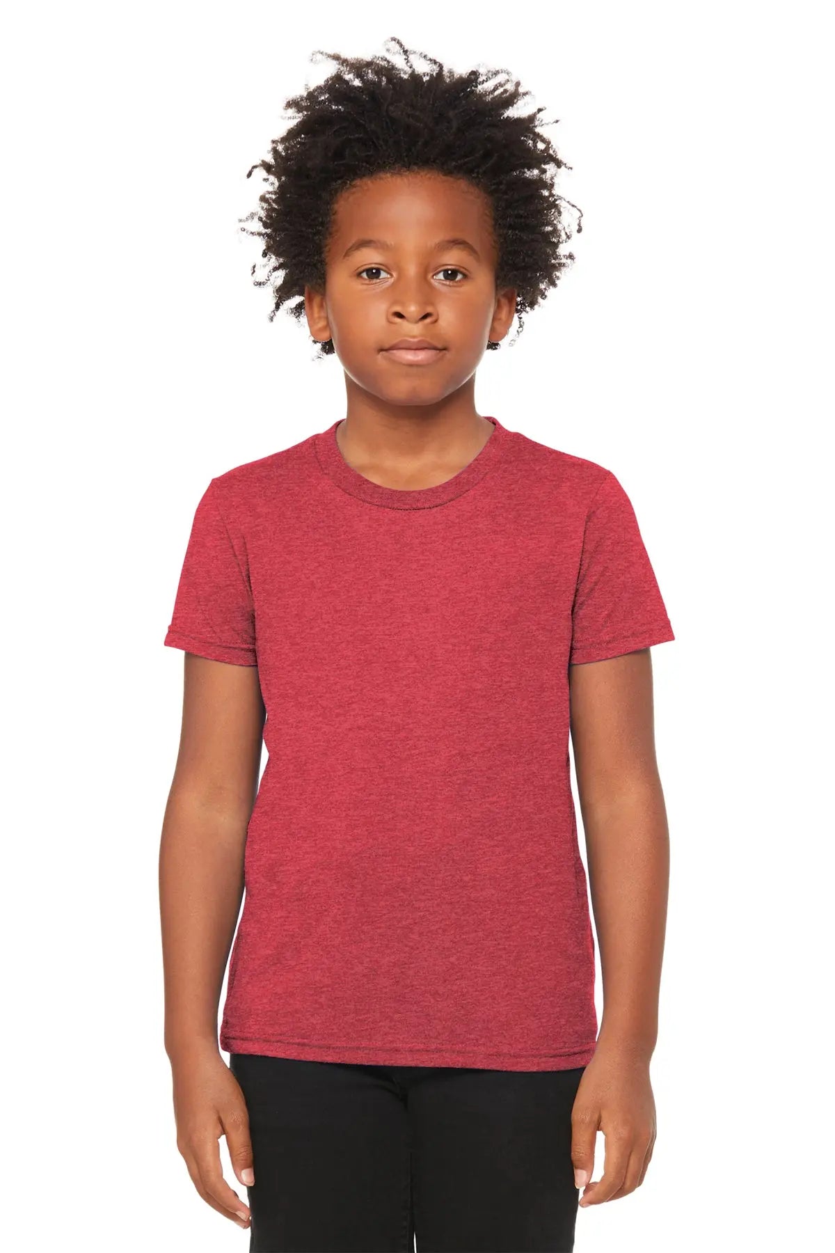 BELLA+CANVAS® Youth Heather CVC Tee #BC3001YCVC