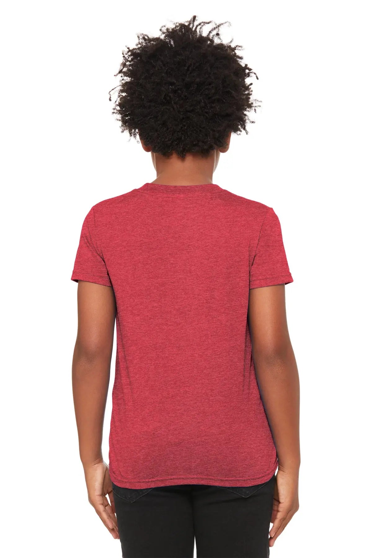 BELLA+CANVAS® Youth Heather CVC Tee #BC3001YCVC