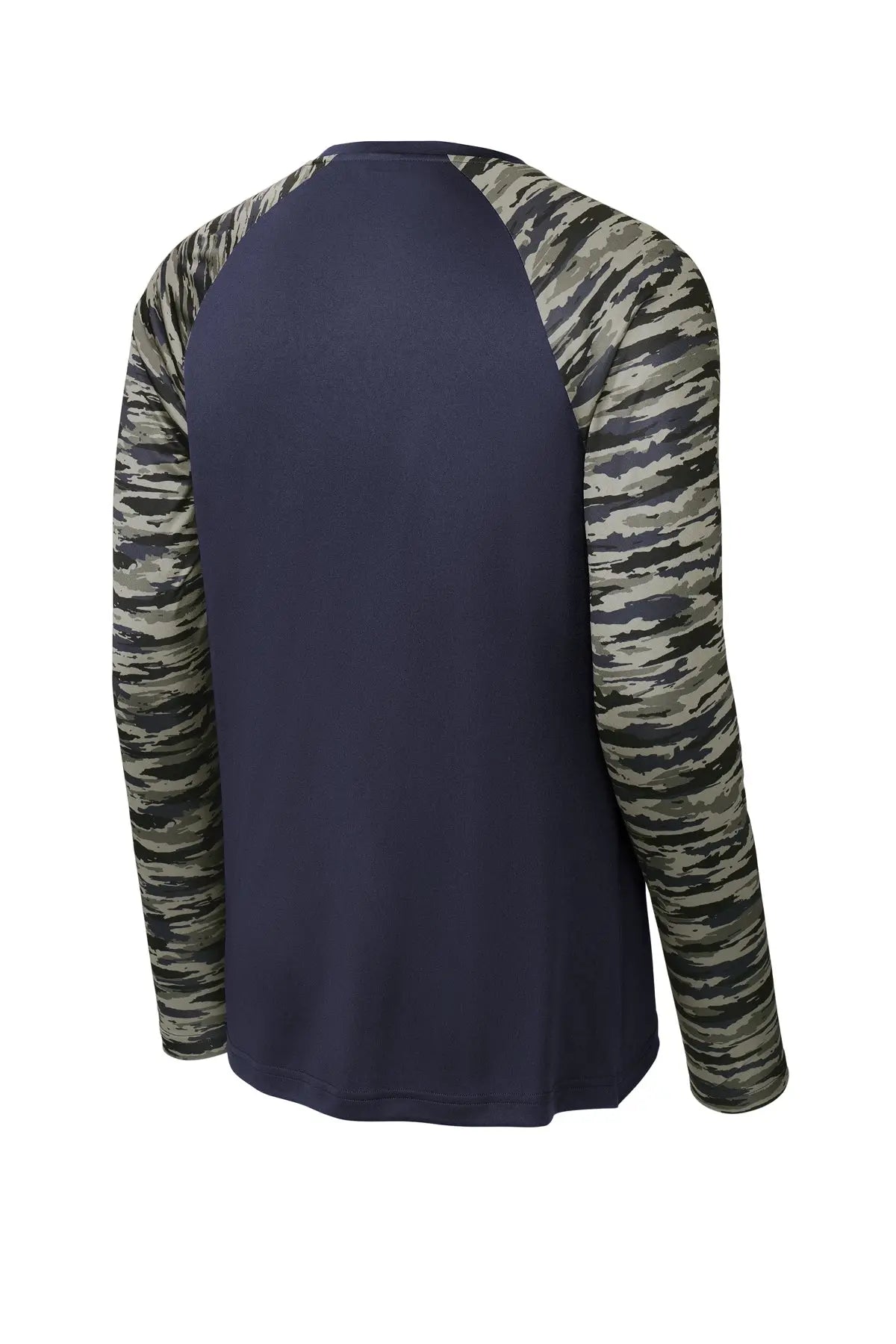Sport-Tek® Drift Camo Colorblock Long Sleeve Tee #ST376LS