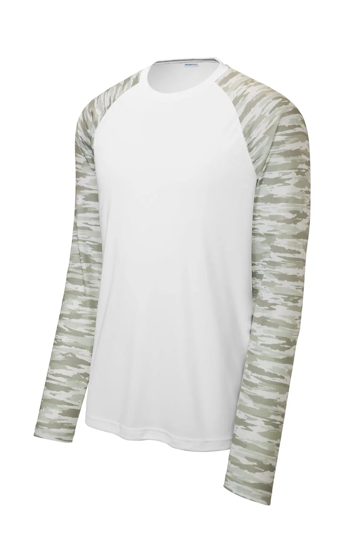 Sport-Tek® Drift Camo Colorblock Long Sleeve Tee #ST376LS