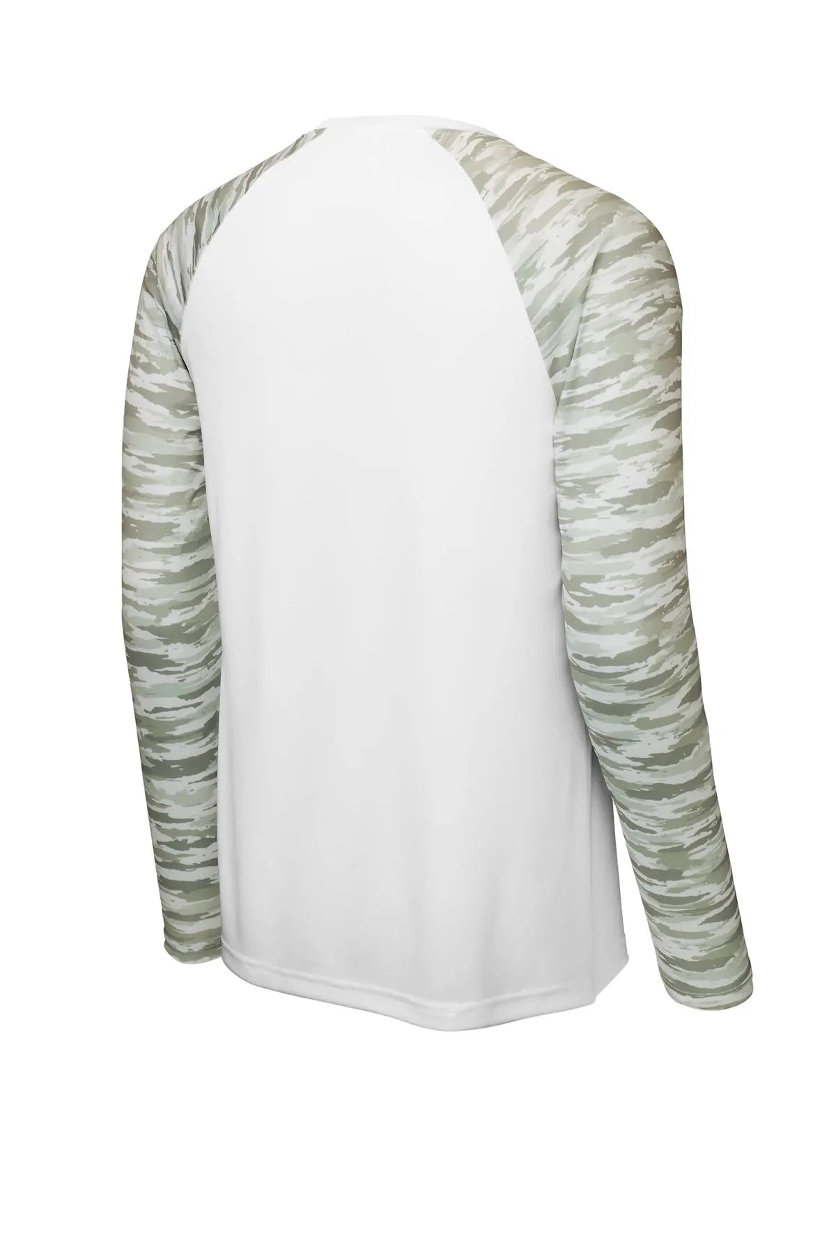 Sport-Tek® Drift Camo Colorblock Long Sleeve Tee #ST376LS