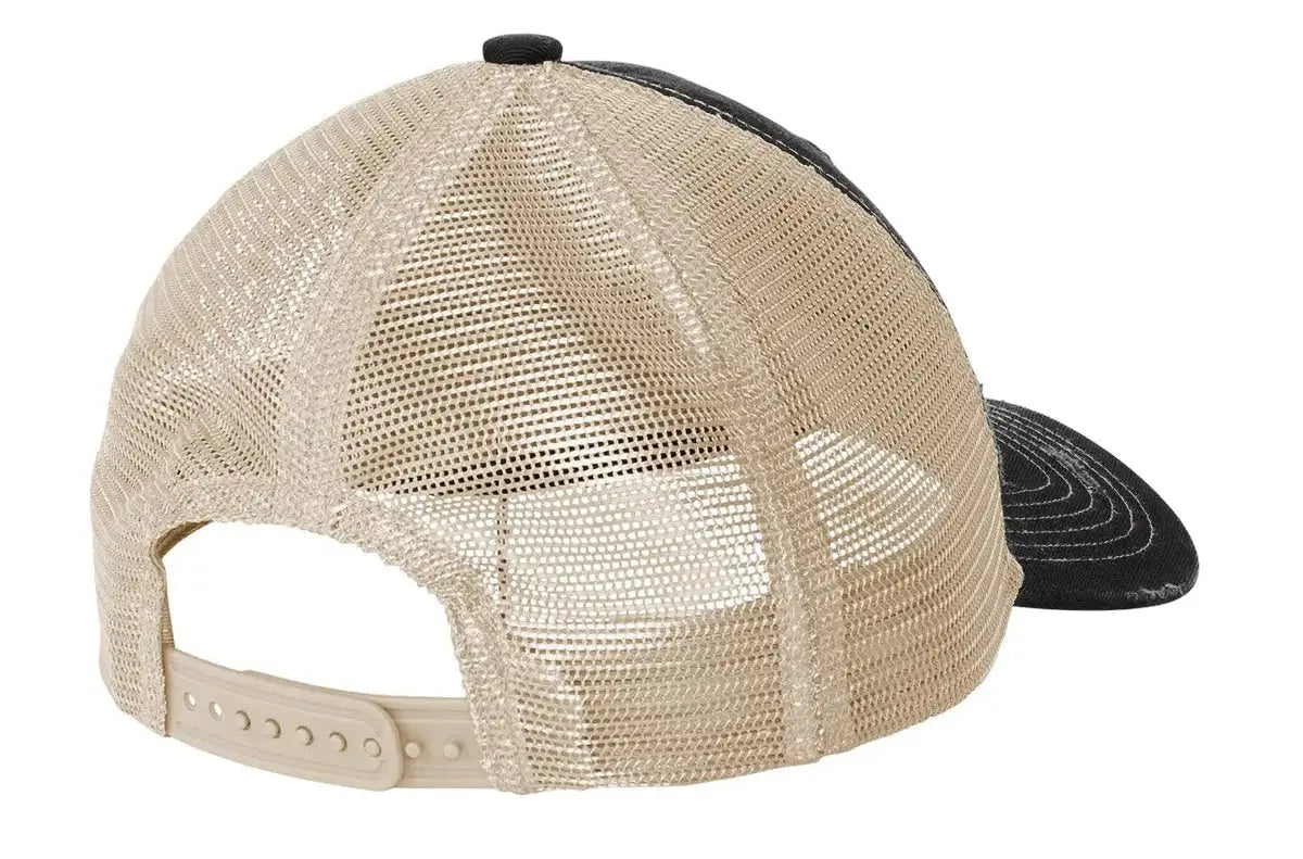 Port Authority® Distressed Mesh Back Cap #C600 Game Over Merch