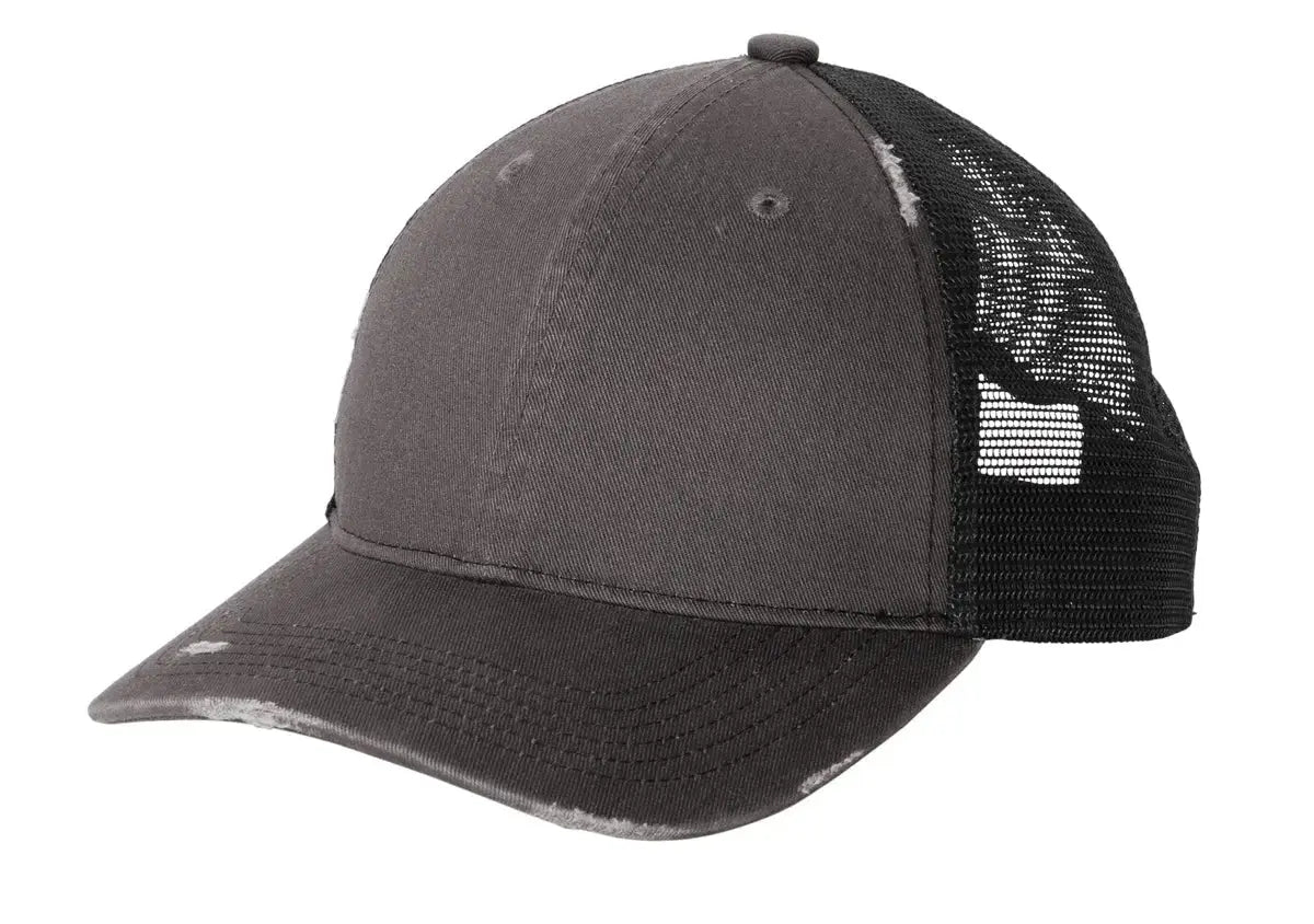 Port Authority® Distressed Mesh Back Cap #C600 Game Over Merch