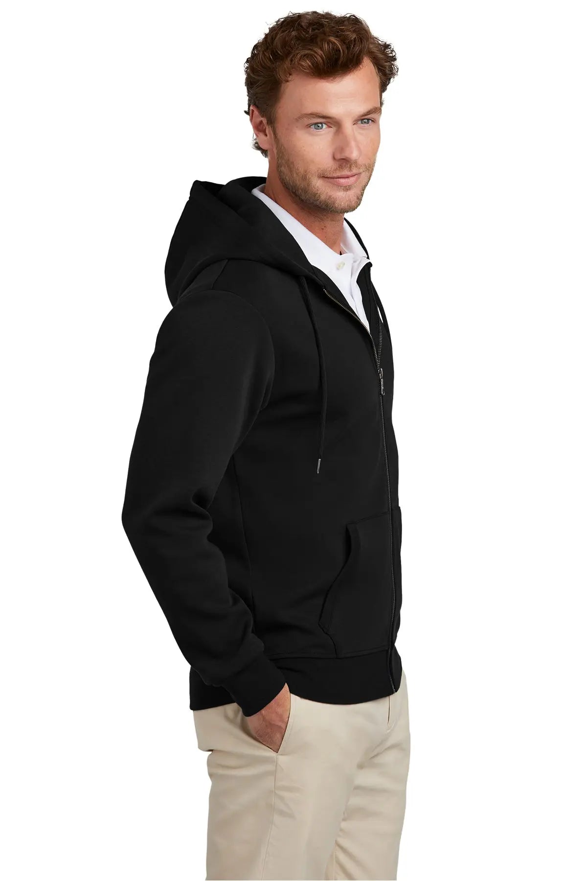 Brooks Brothers® Double-Knit Full-Zip Hoodie #BB18208