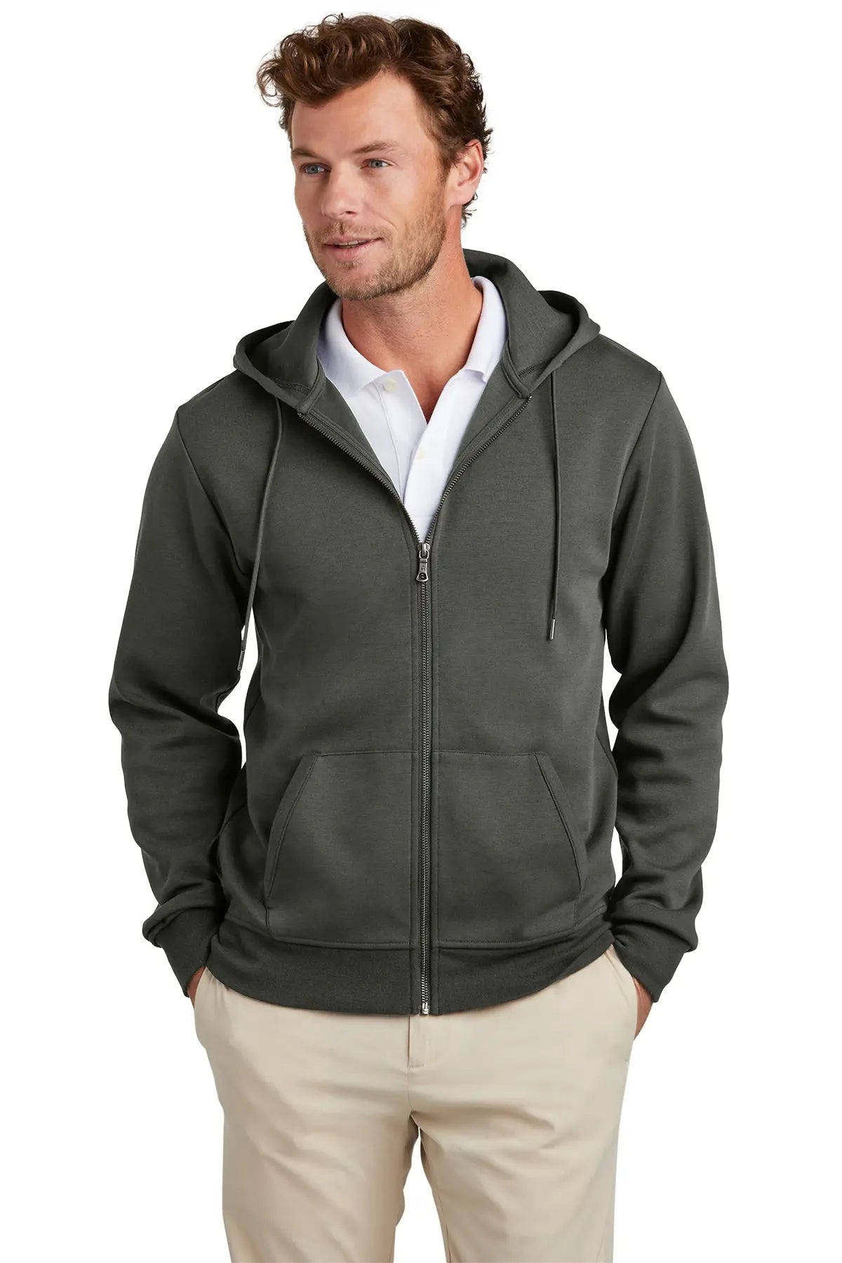 Brooks Brothers® Double-Knit Full-Zip Hoodie #BB18208
