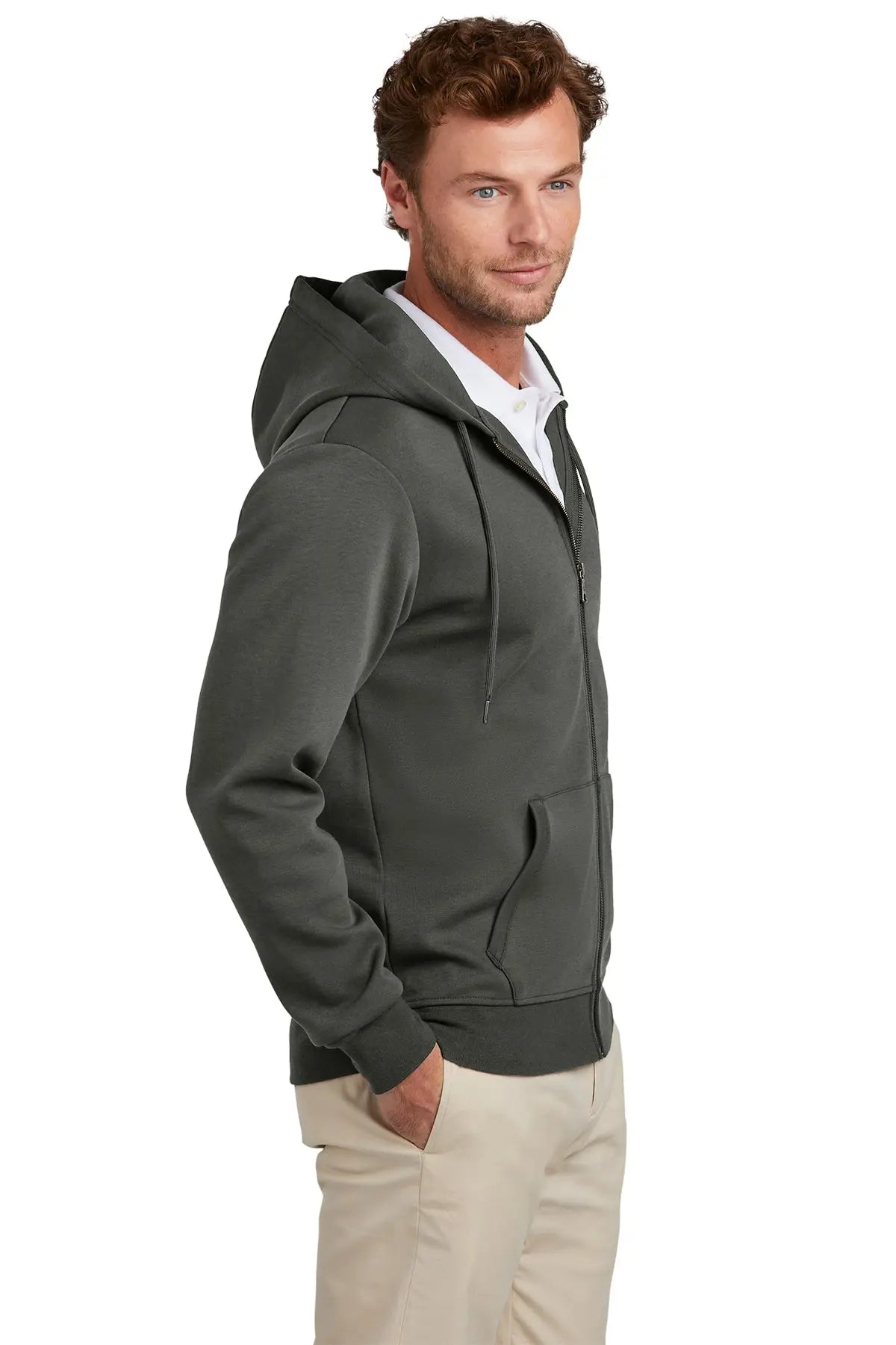 Brooks Brothers® Double-Knit Full-Zip Hoodie #BB18208