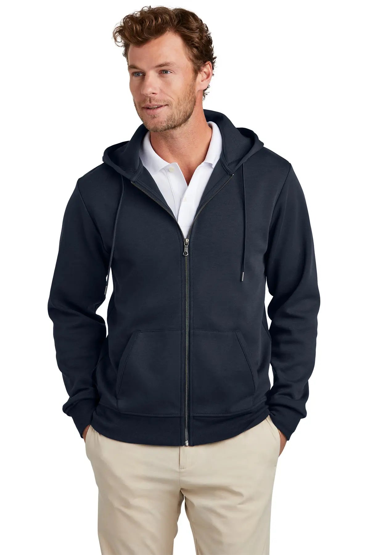 Brooks Brothers® Double-Knit Full-Zip Hoodie #BB18208