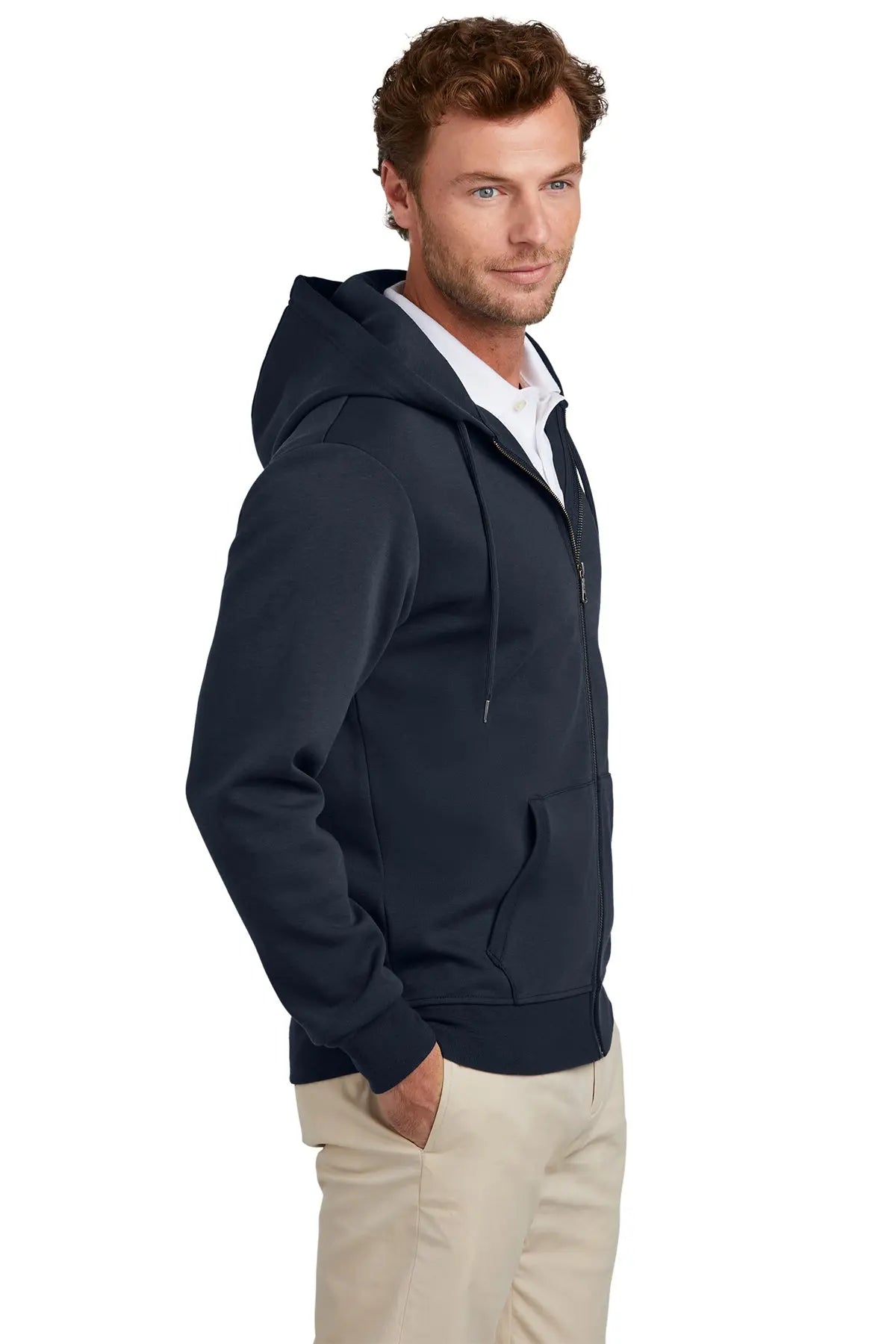 Brooks Brothers® Double-Knit Full-Zip Hoodie #BB18208