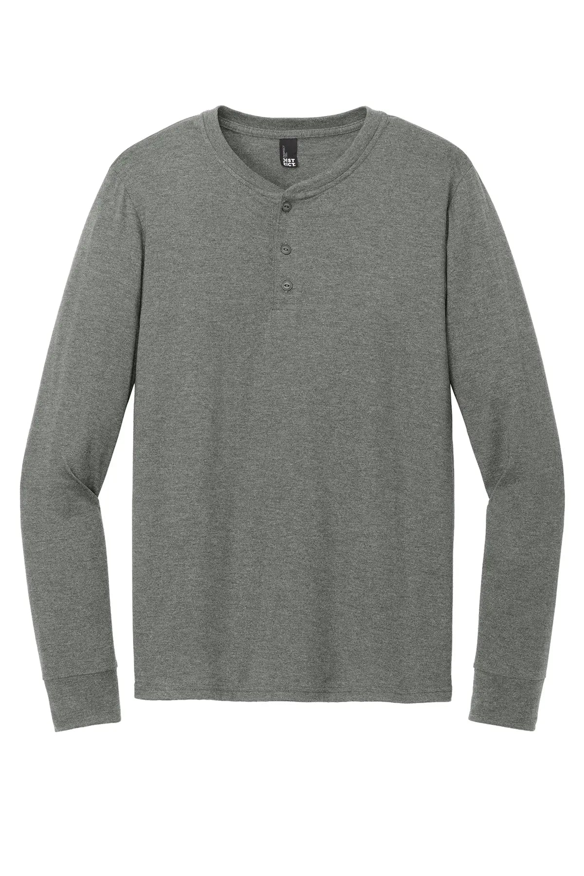 District® Perfect Tri® Long Sleeve Henley #DT145 Game Over Merch