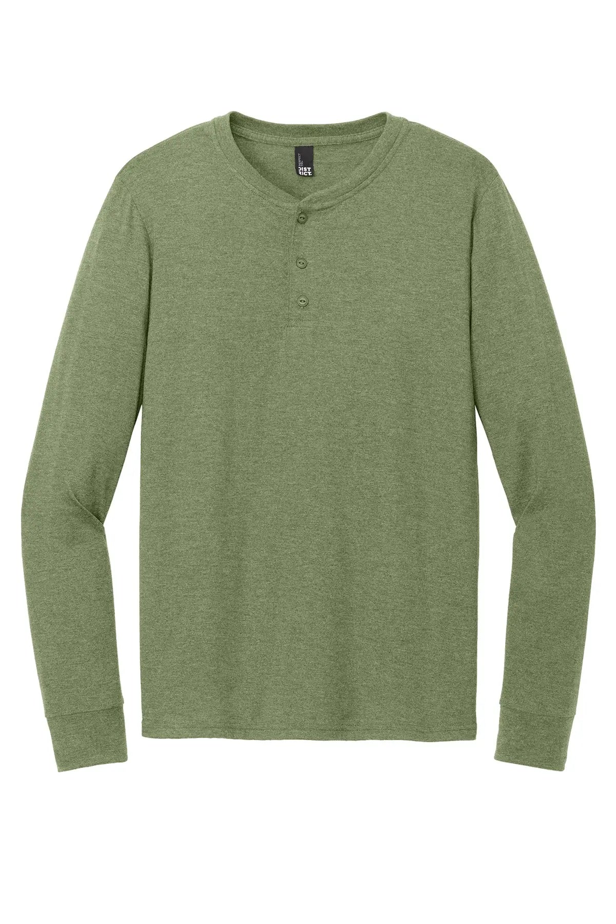 District® Perfect Tri® Long Sleeve Henley #DT145 Game Over Merch