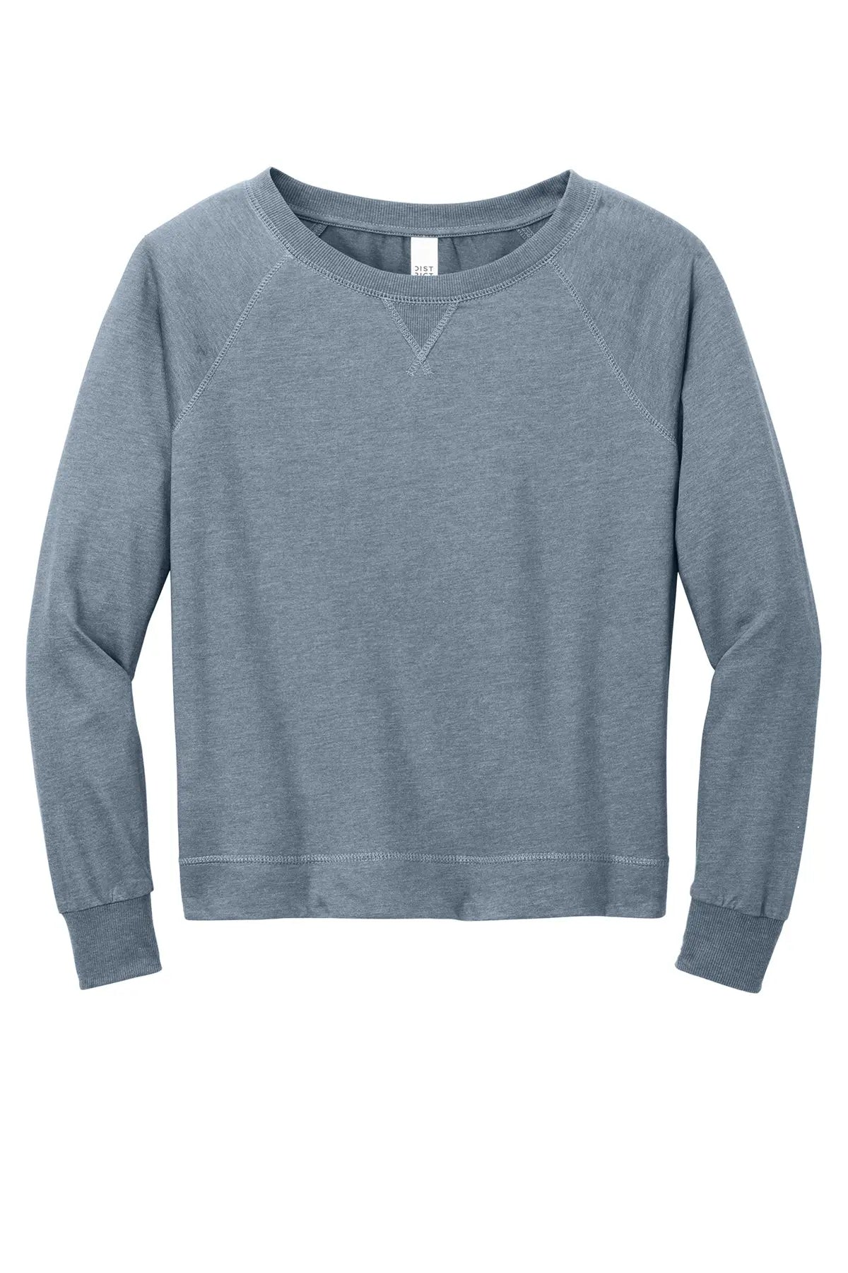 District® Women’s Featherweight French Terry™ Long Sleeve Crewneck #DT672