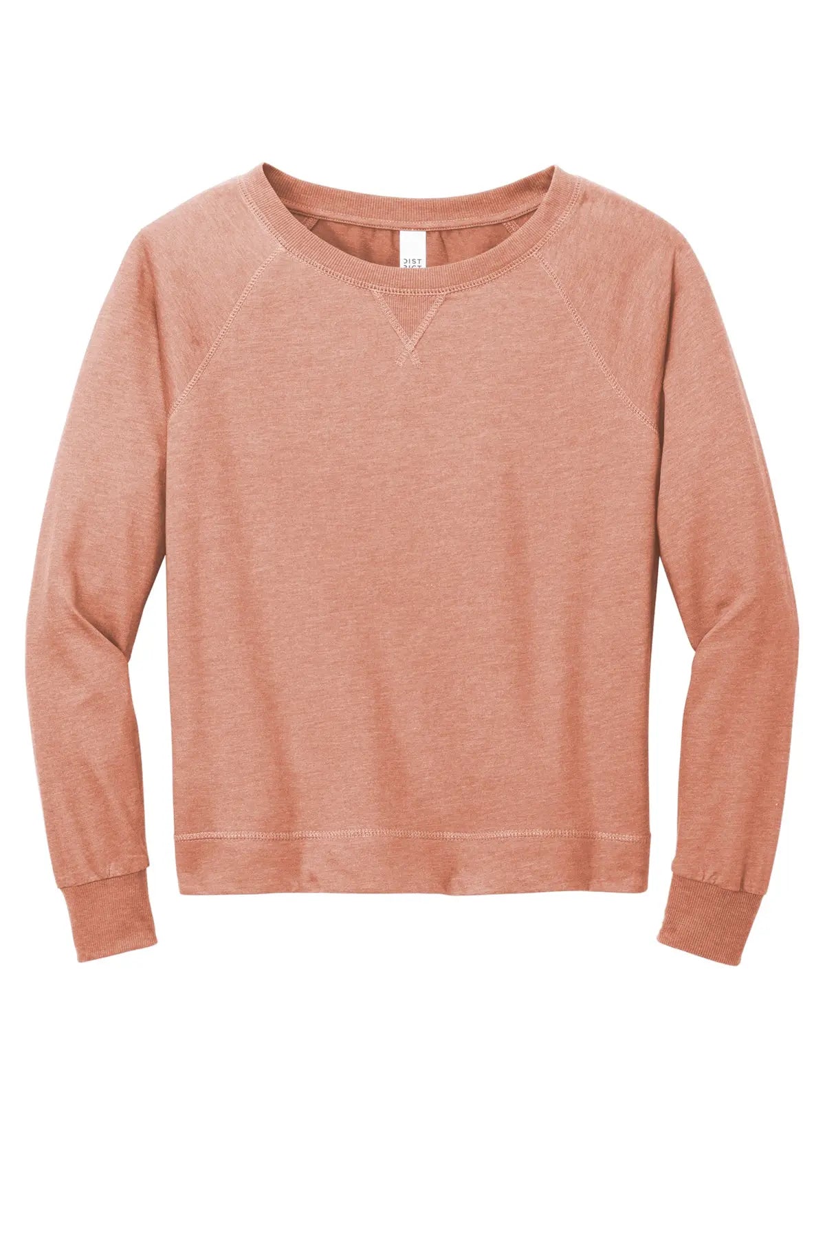 District® Women’s Featherweight French Terry™ Long Sleeve Crewneck #DT672