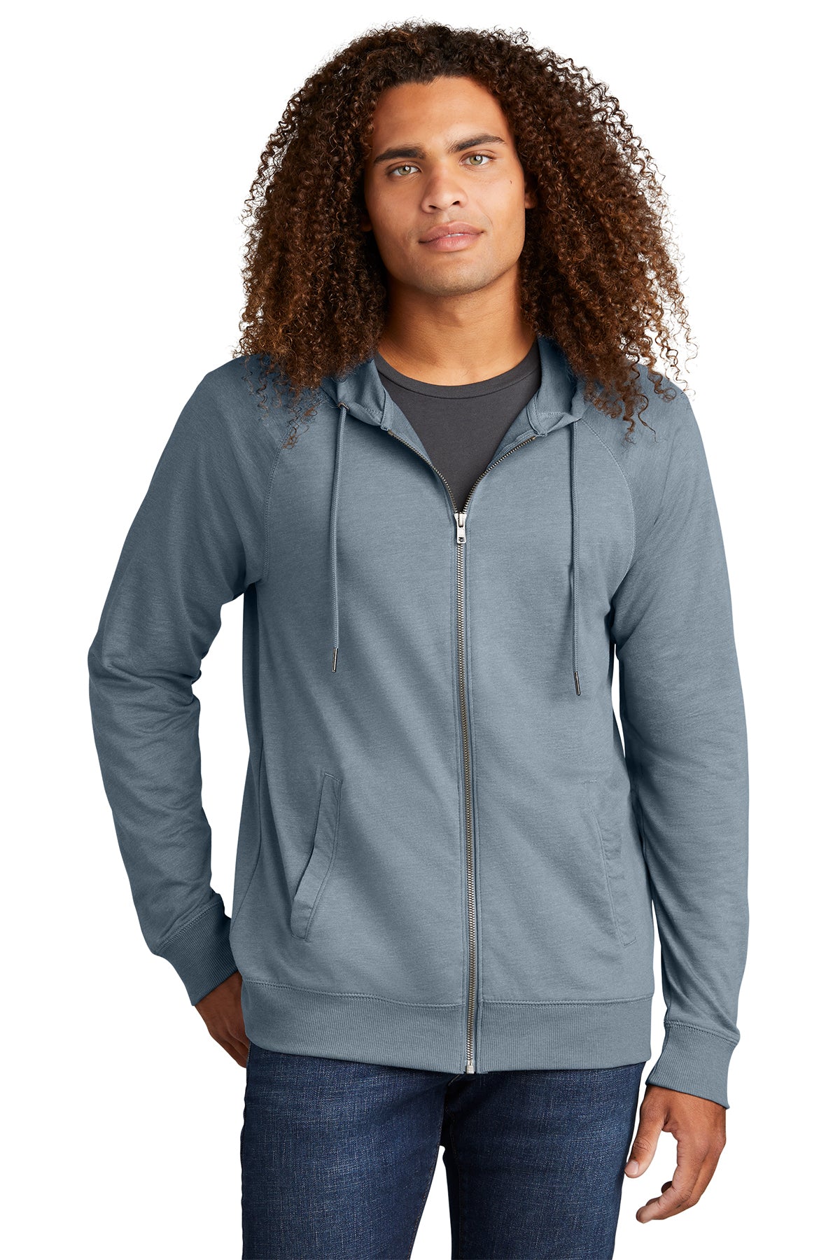 District Featherweight French Terry Full-Zip Hoodie #DT573