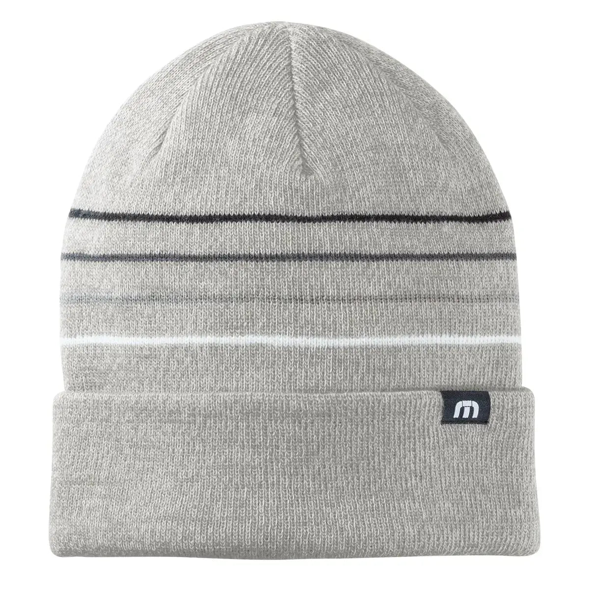 TravisMathew Striped Cuffed Beanie #TM1MY393 Game Over Merch