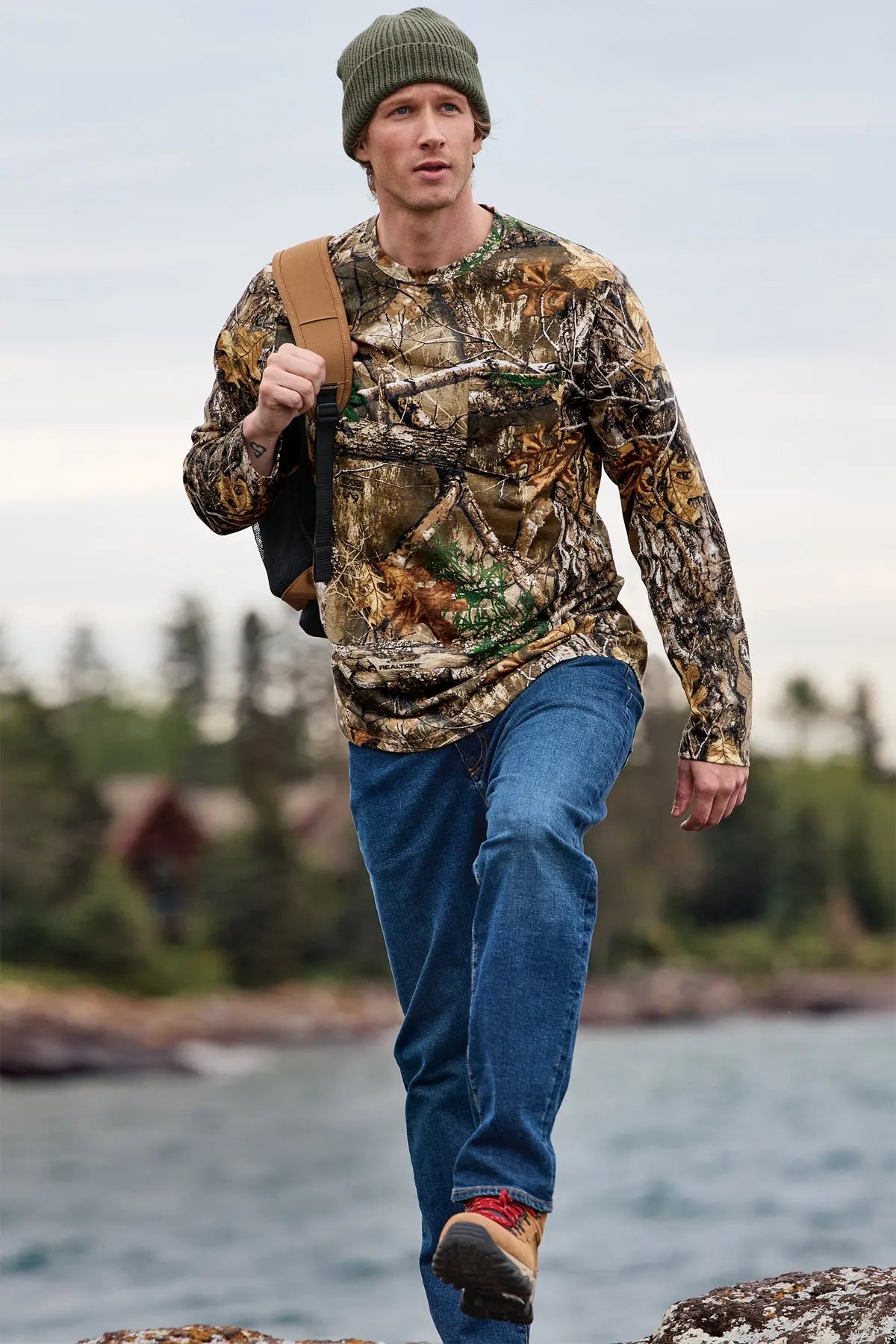Russell Outdoors™ Realtree® Long Sleeve Pocket Tee #RU100LSP