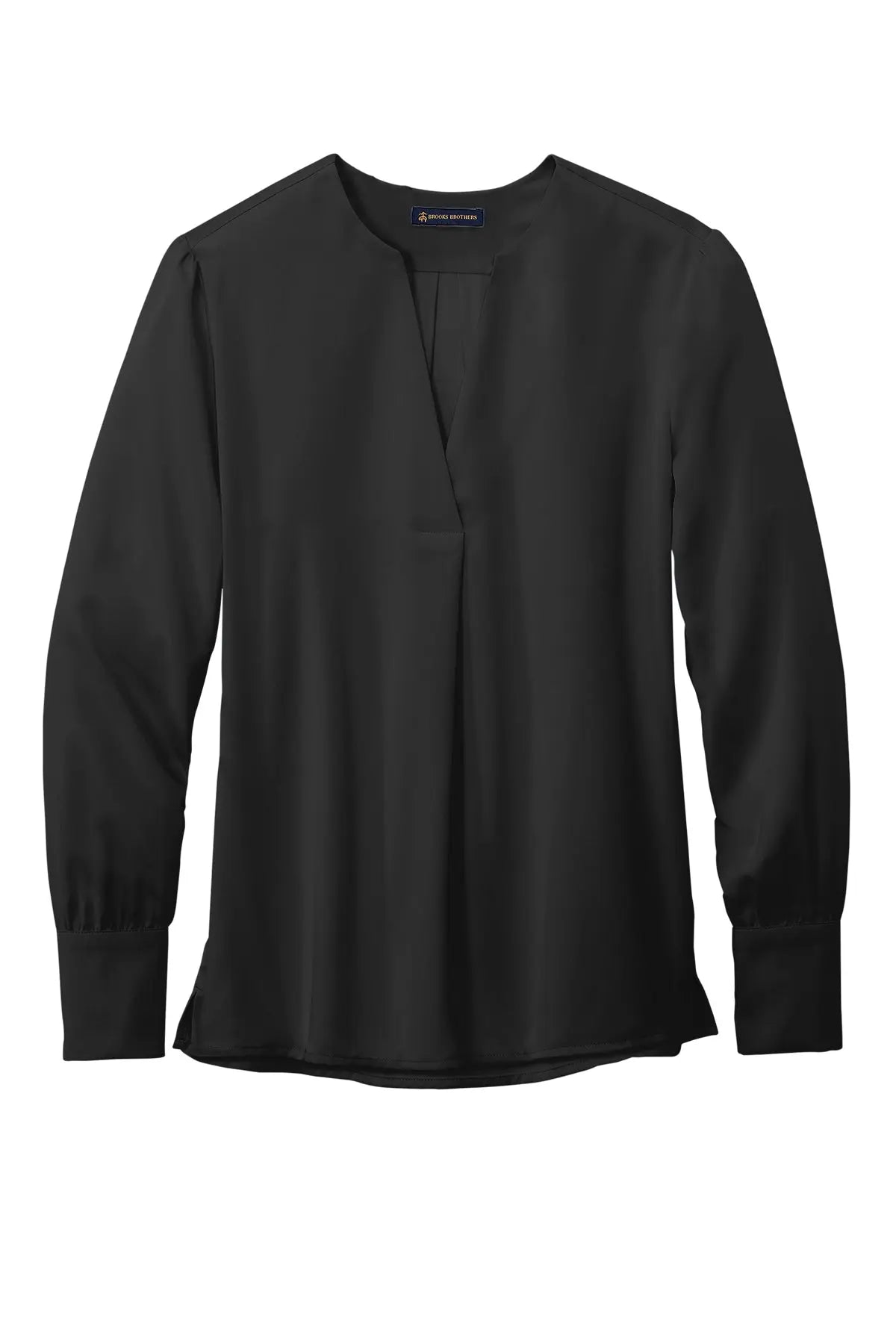 Brooks Brothers® Women’s Open-Neck Satin Blouse #BB18009